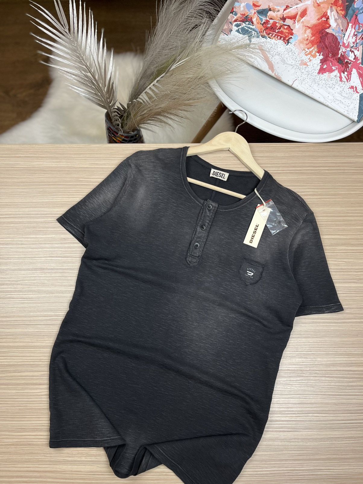 Diesel × Japanese Brand × Vintage Y2K Vintage Diesel Tee Shirt Archive Hype Size US L / EU 52-54 / 3 - 1 Thumbnail