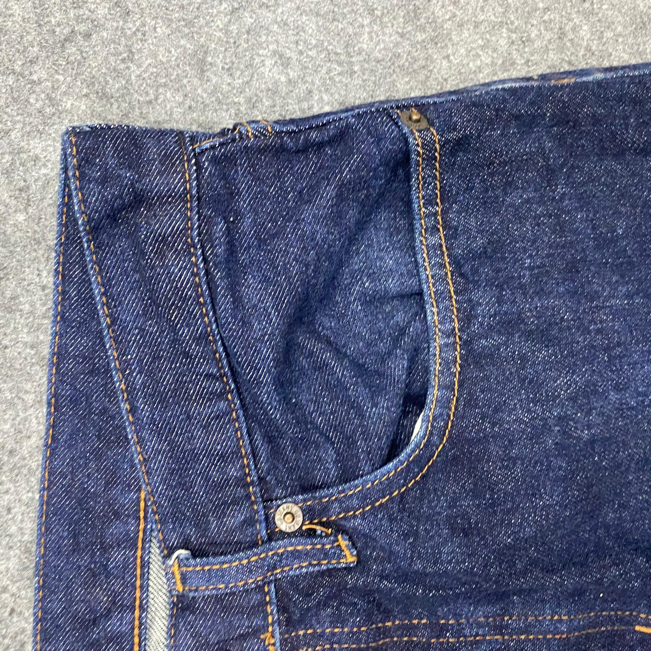 GU 💥Best Offer💥Vintage Gu Japanese Brand Distressed Denim Size US 34 / EU 50 - 10 Thumbnail