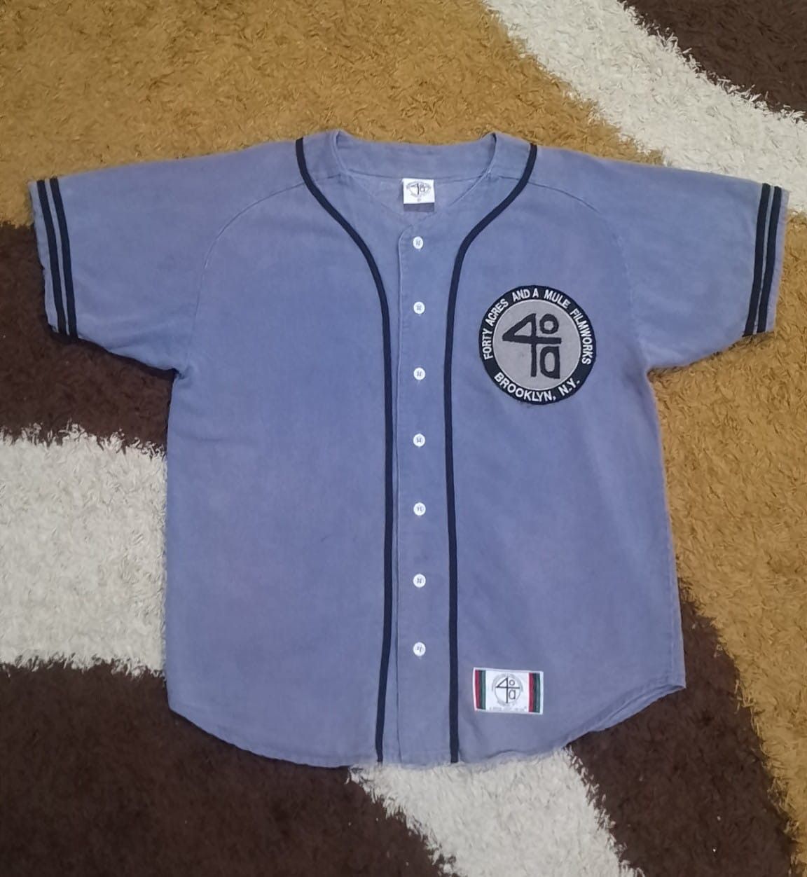 Vintage Vintage Spike Lee Joint Baseball Jersey 40 Acres and A Mule Size US XL / EU 56 / 4 - 1 Thumbnail