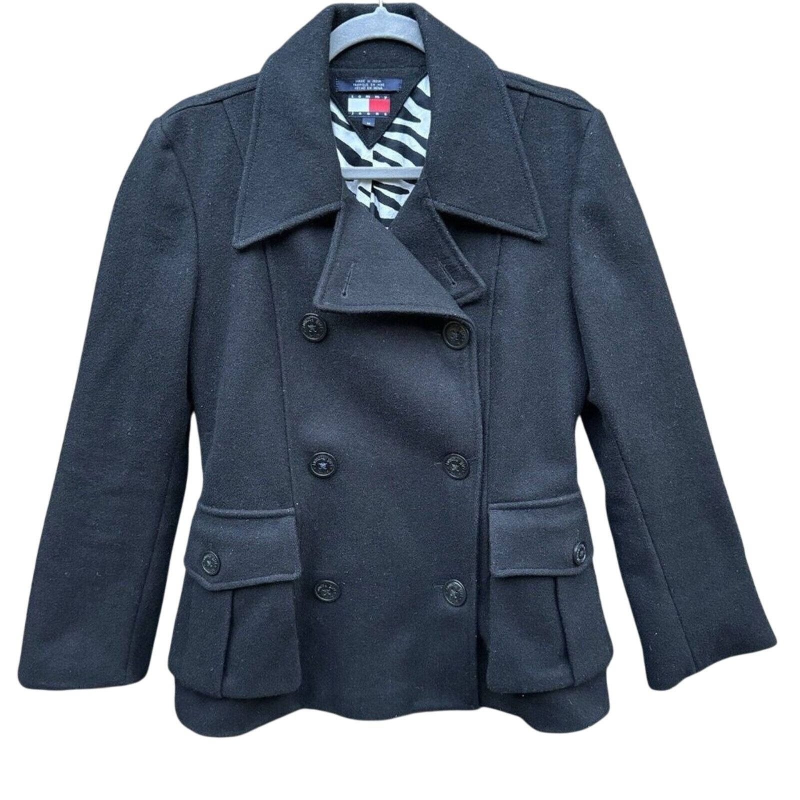 Tommy Hilfiger Tommy Hilfiger Womens Medium Polyester Wool Blend Pea Coat Size M / US 6-8 / IT 42-44 - 1 Thumbnail