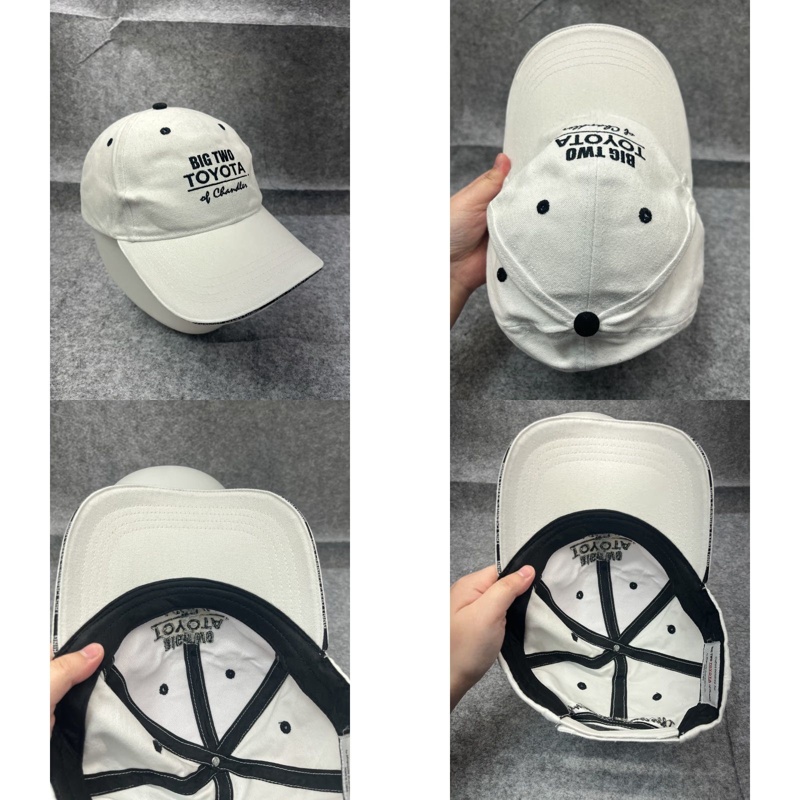 Vintage Toyota Of Chandler Hat Cap Strap Back Adult One Size White 100% Cotton Size ONE SIZE - 8 Thumbnail