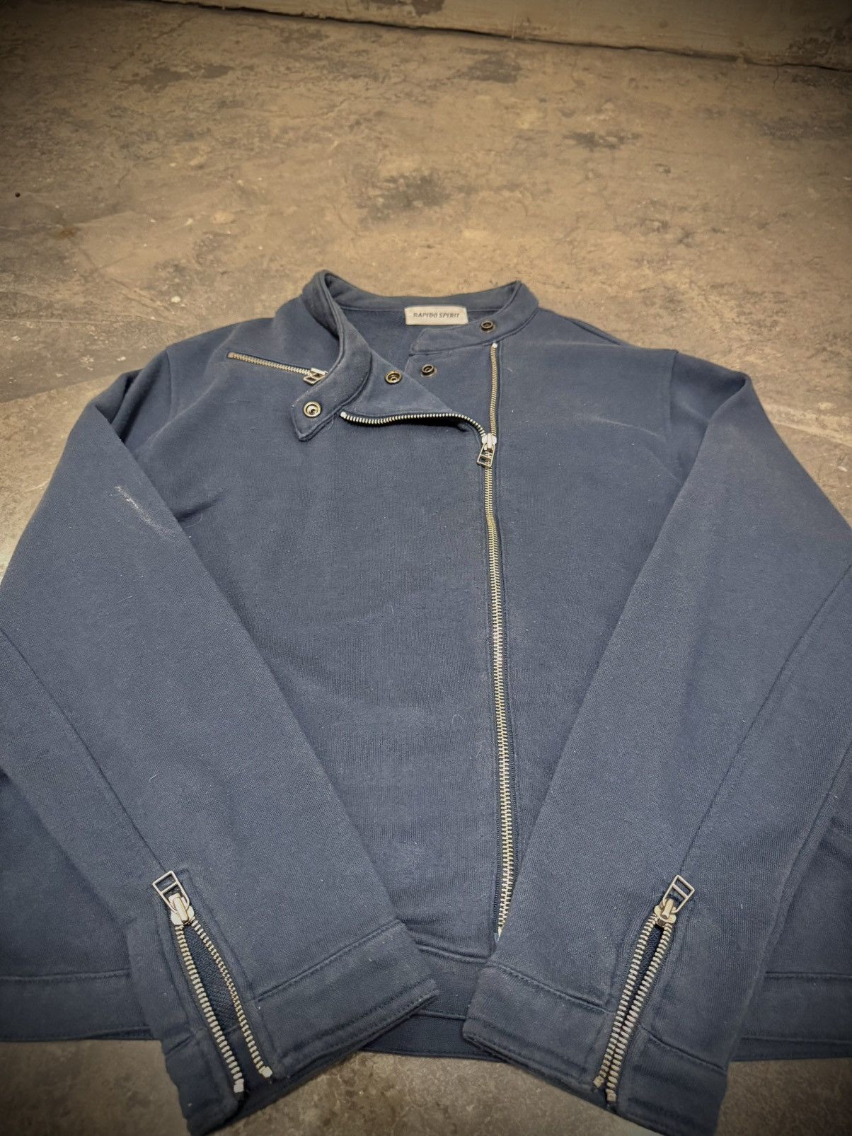 If Six Was Nine Rare Rapido Spirit Asymmetrical Punk Zip Jacket Size US S / EU 44-46 / 1 - 3 Thumbnail