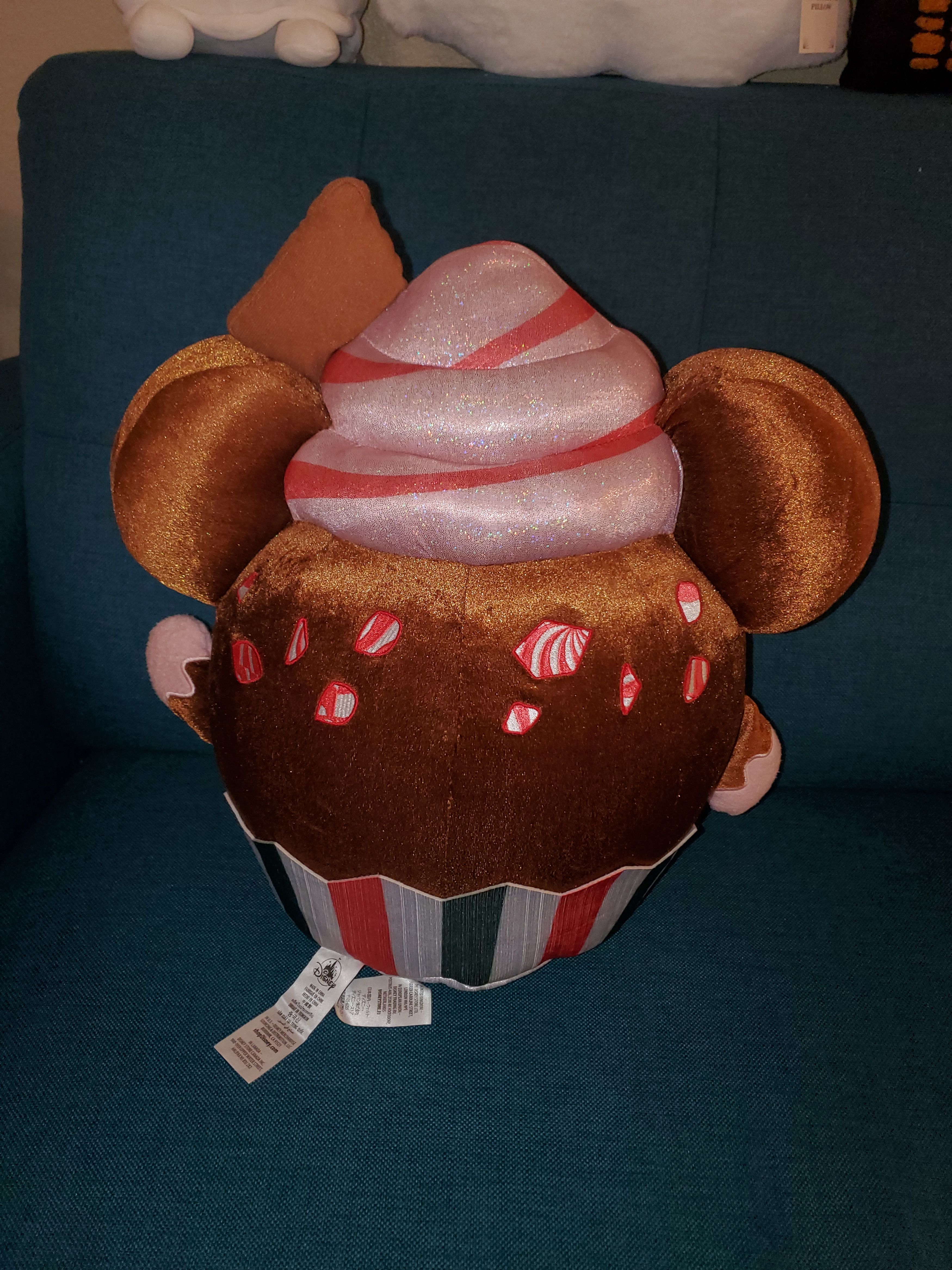 Disney *NWOT* 16" Disney Munchlings Mickey Mouse Cupcake Plush Size ONE SIZE - 3 Thumbnail