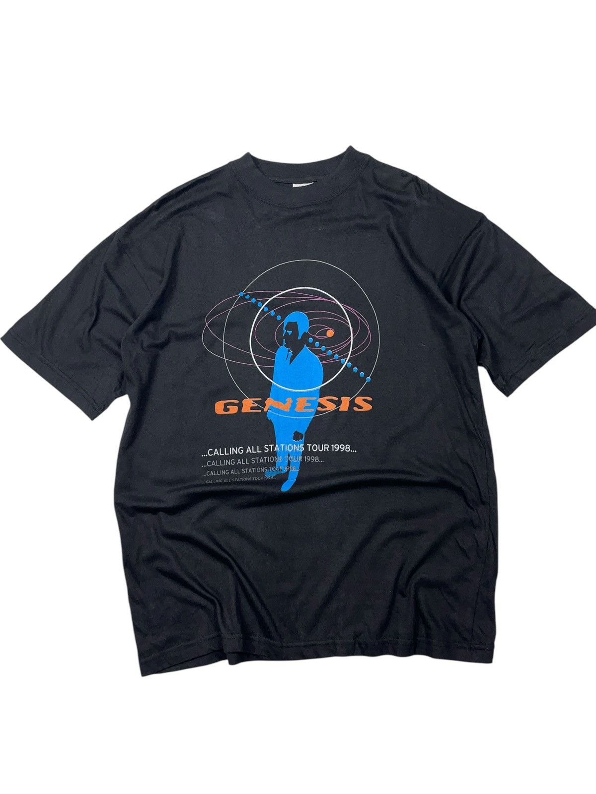 Band Tees × Vintage Vintage 1998 Genesis Calling All Stations Tour T-shirt Size US L / EU 52-54 / 3 - 1 Thumbnail