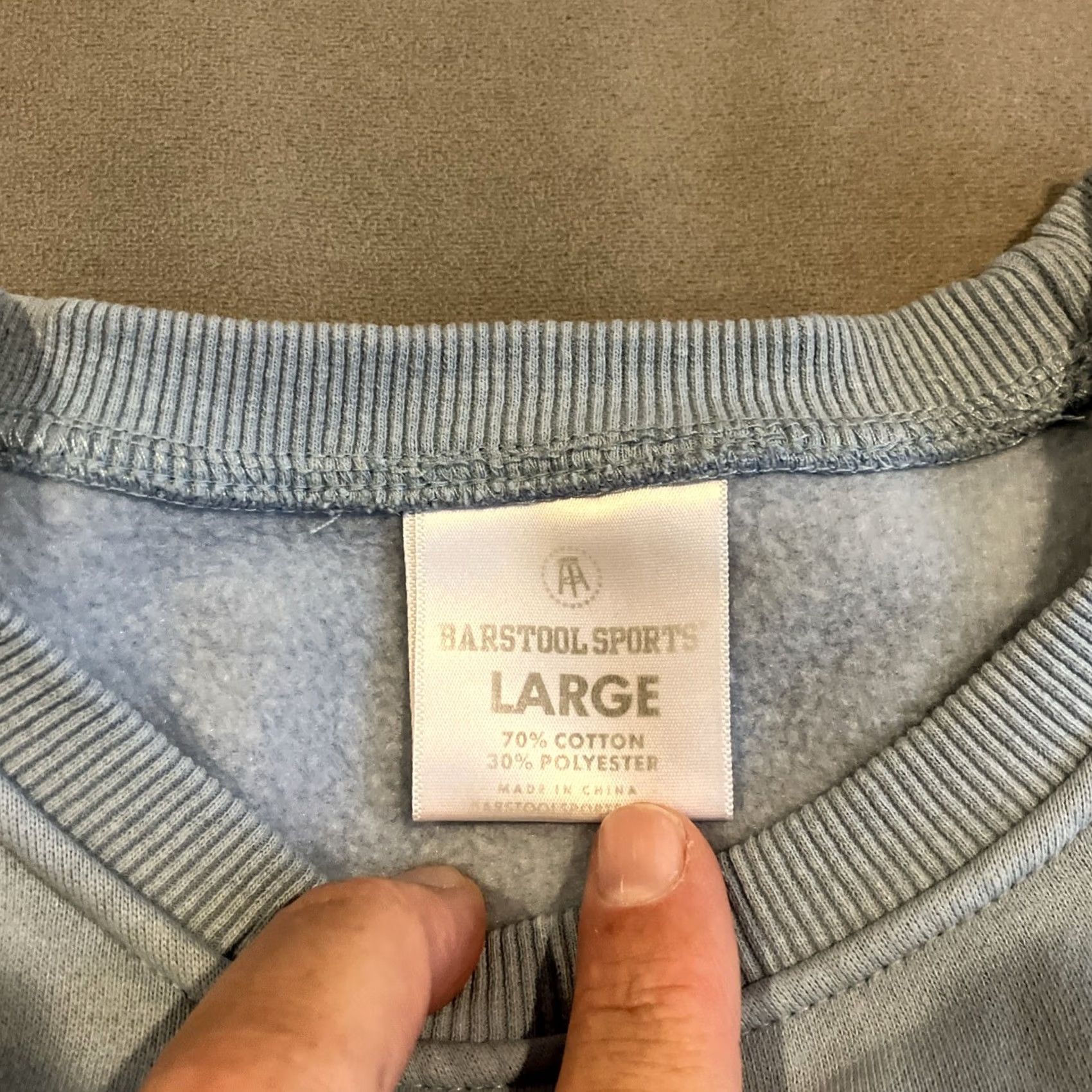 Vintage Barstool Sports I Am Unwell Crewneck Sweatshirt Alex Cooper L Women Blue Cotton Polyester Logo Pullover Crew Neck Activewear Casual Travel Size L / US 10 / IT 46 - 3 Thumbnail