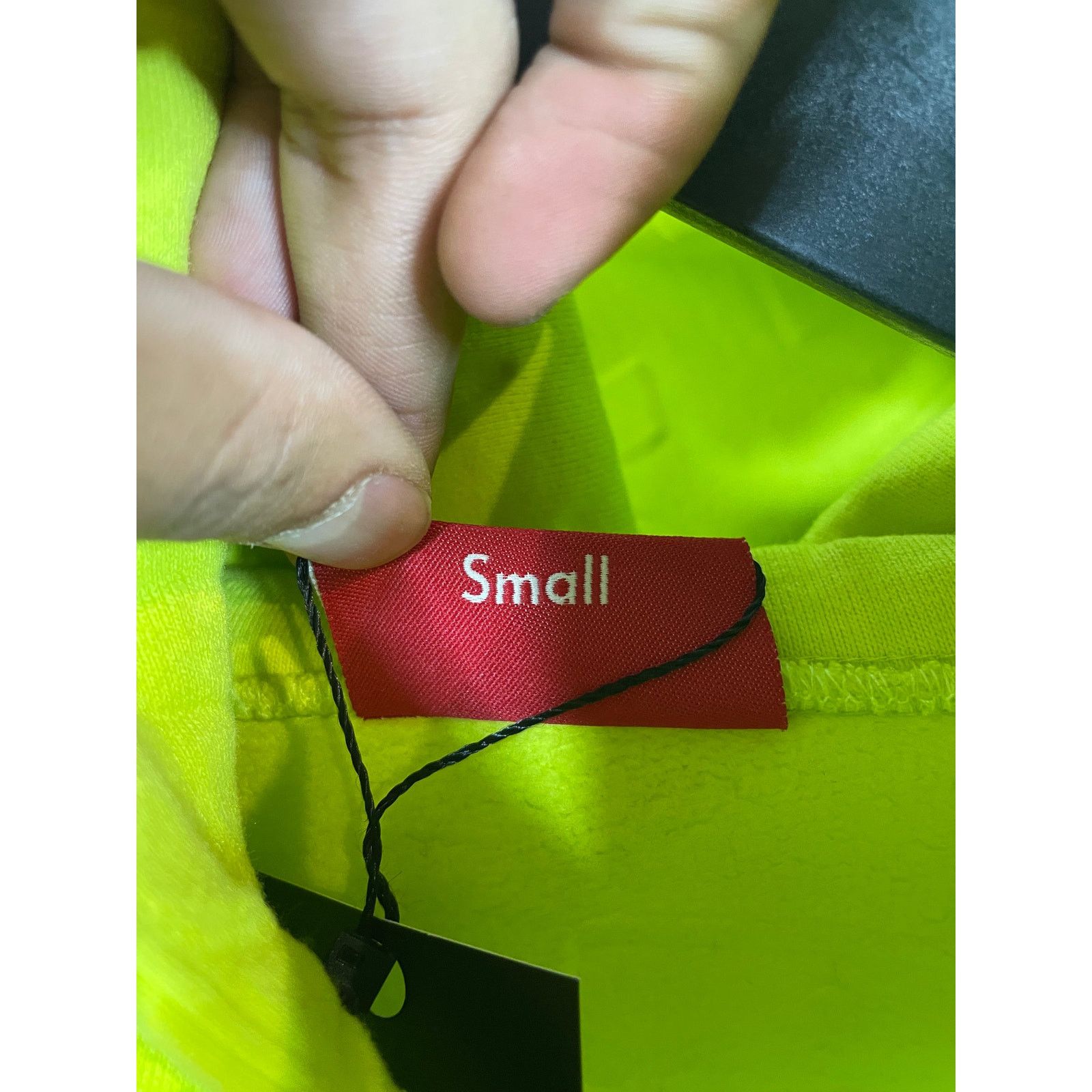 Supreme Supreme All Over Embossed Hoodie Lime Used Small Size US S / EU 44-46 / 1 - 3 Thumbnail