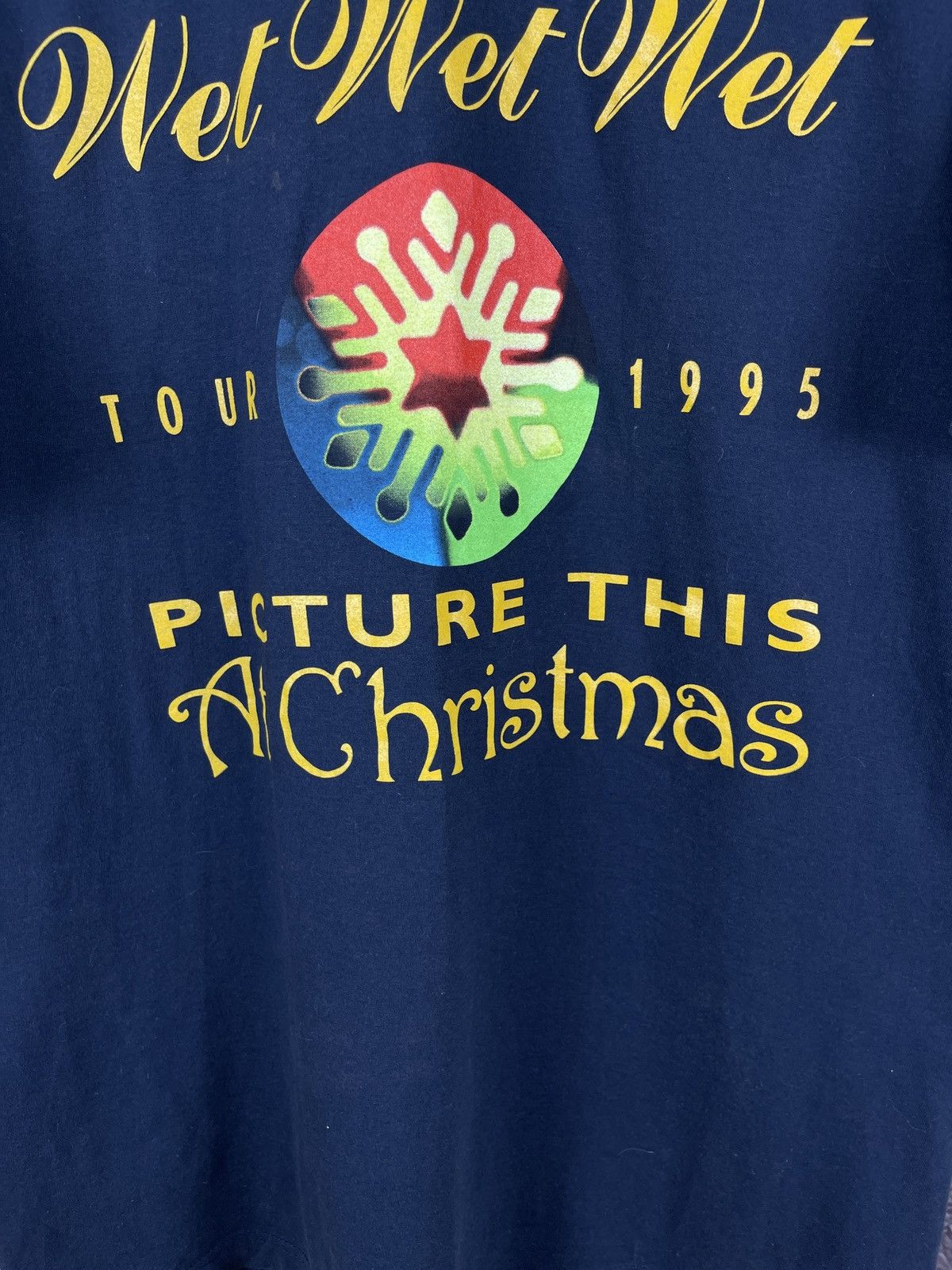 Band Tees Wet Wet Wet Picture This at Christmas 1995 tour band tee Size US L / EU 52-54 / 3 - 6 Thumbnail