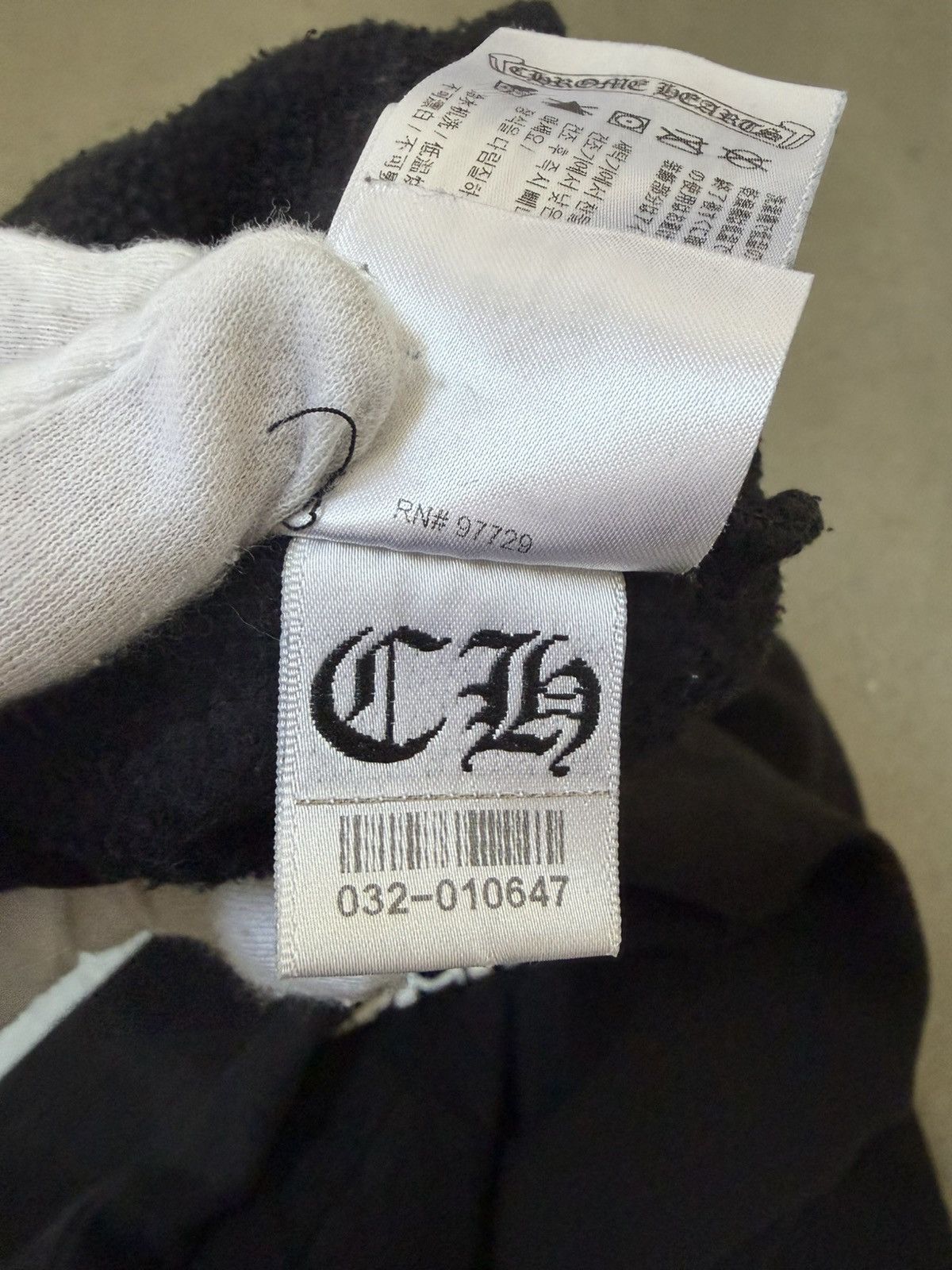 Chrome Hearts Chrome Heart Scroll Script Sleeve Hoodie Black Size US L / EU 52-54 / 3 - 10 Thumbnail