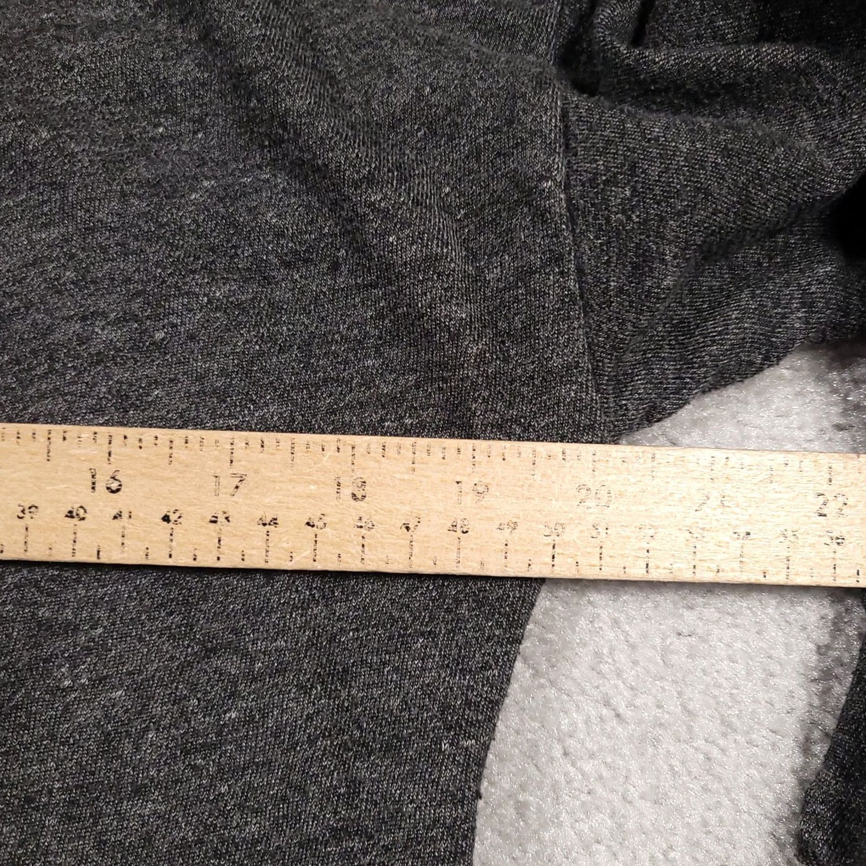 Vintage Christopher & Banks Sweater Women's Large Gray Mock Layered 3/4 Sleeve Tunic Size L / US 10 / IT 46 - 7 Thumbnail