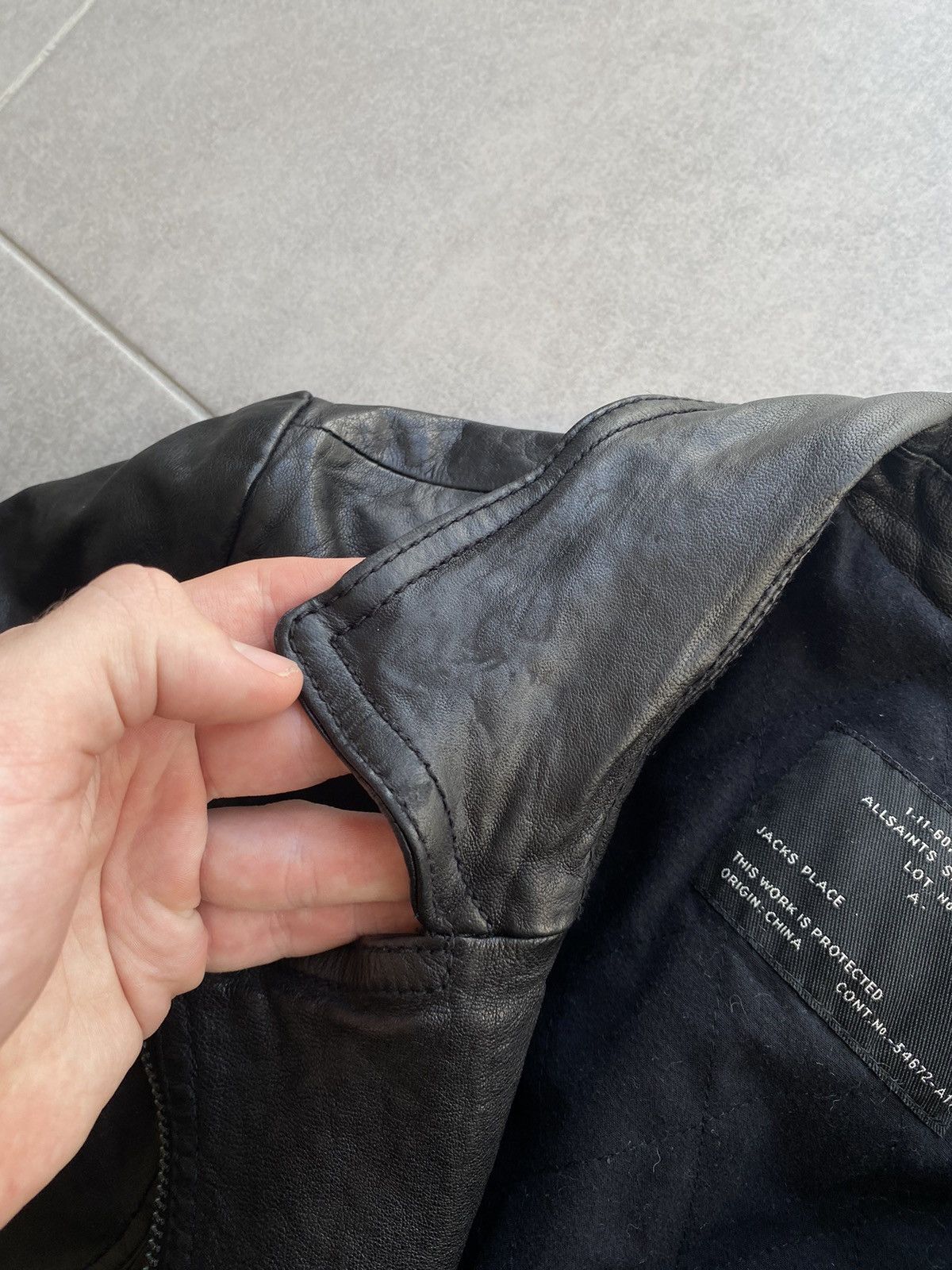 Allsaints Allsaints Leather Jacket Size S / US 4 / IT 40 - 8 Thumbnail