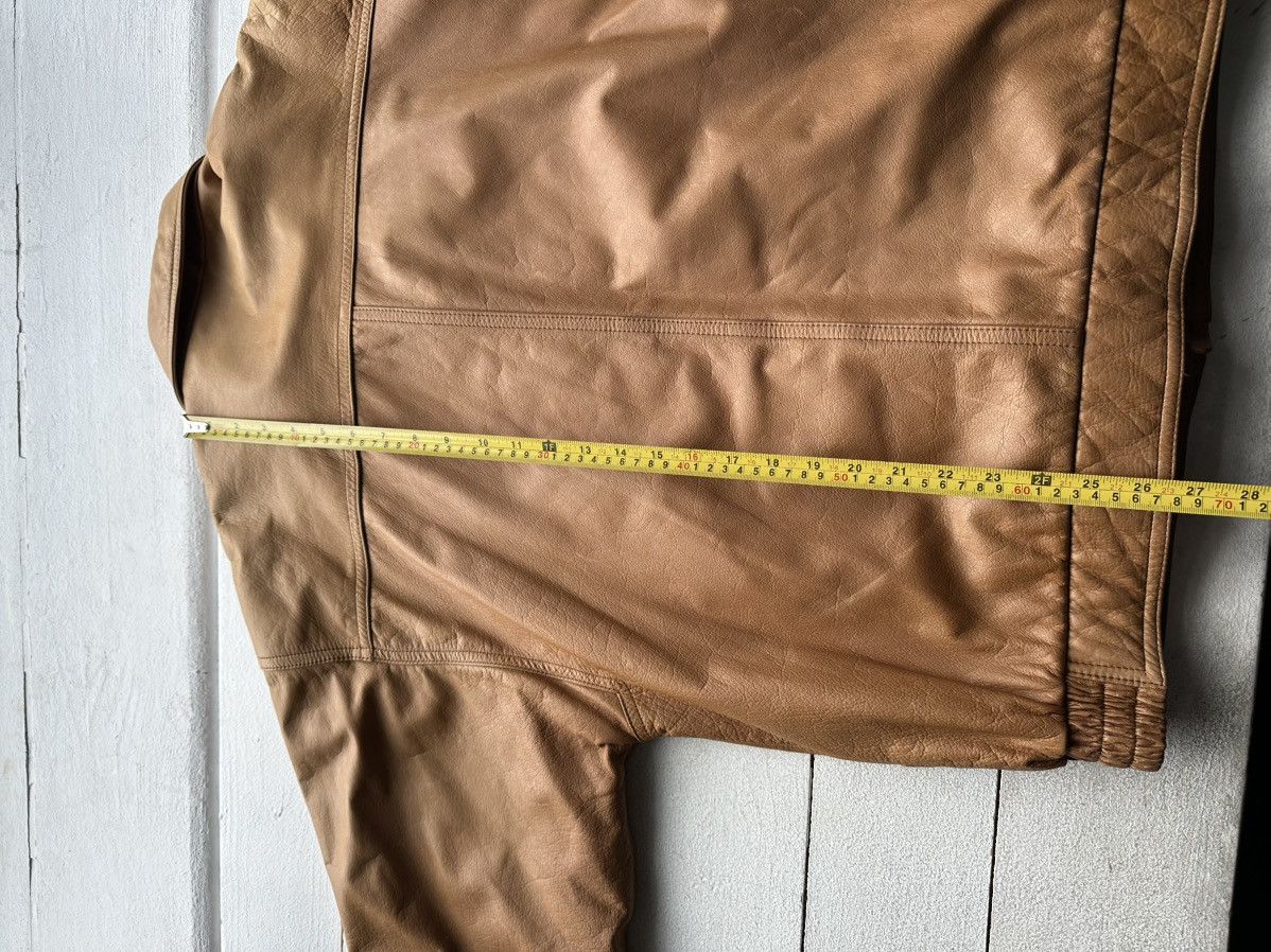 Vintage VNTG🚨 LEATHER JACKET CROPPED AVANT GARDE Y2K MOTO COWBOY Size US L / EU 52-54 / 3 - 11 Thumbnail