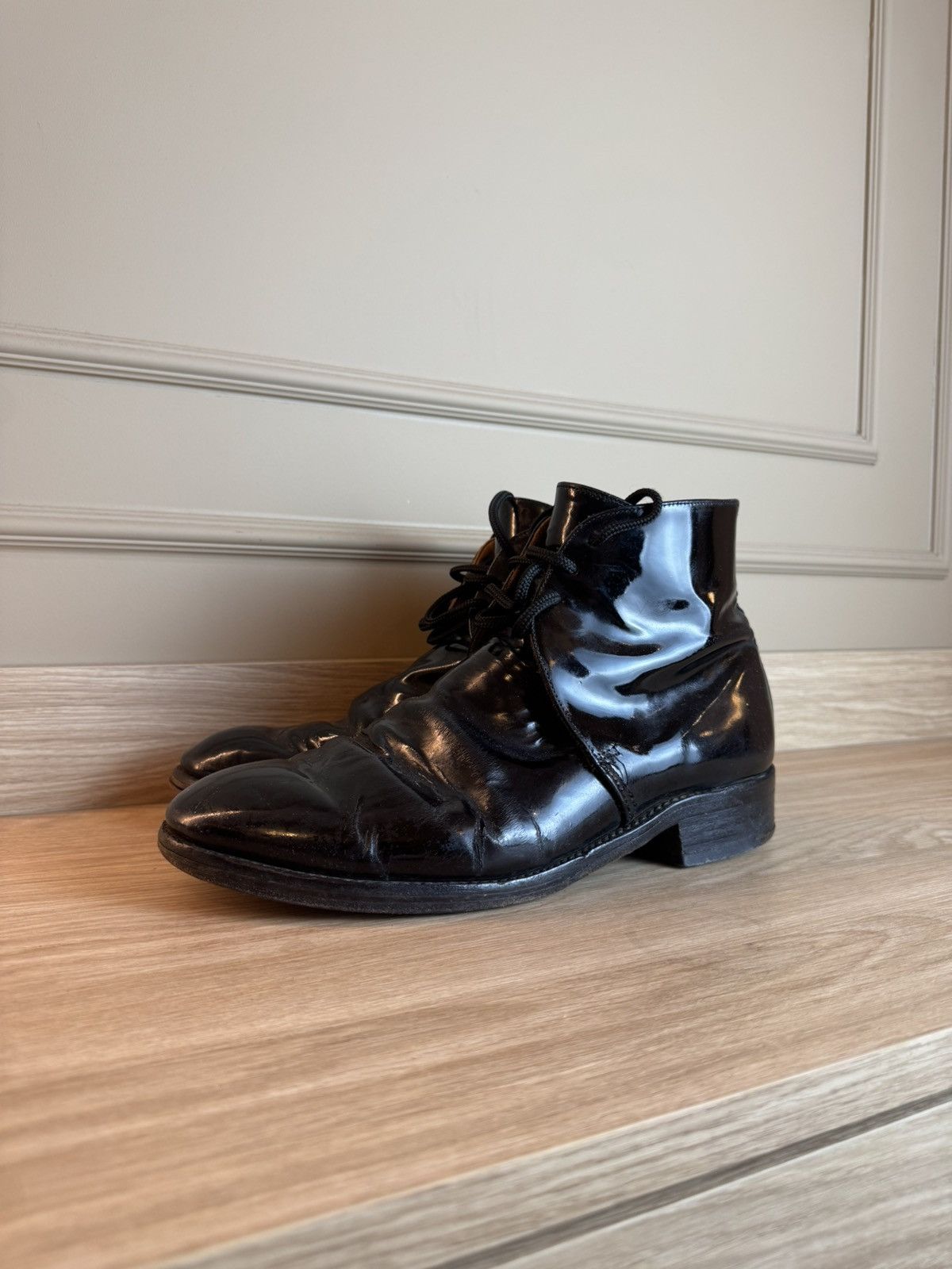Vintage Vintage Chelsea Leather Avant Garde Boots Size US 11.5 / EU 44-45 - 8 Thumbnail