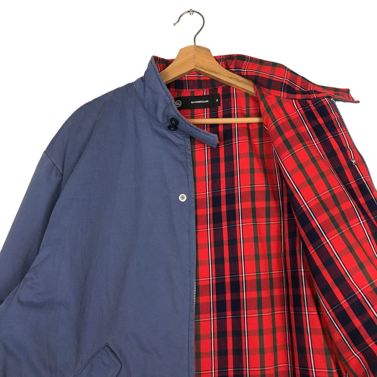 Undercover 🔥BOMBER JACKET GU UNDERCOVER TARTAN DESIGN CHECK Size US XL / EU 56 / 4 - 12 Thumbnail