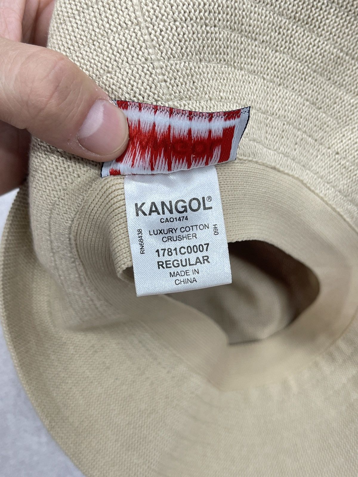 Kangol Kangol Luxury Cotton Crusher Panama Hat Beige Size ONE SIZE - 9 Thumbnail