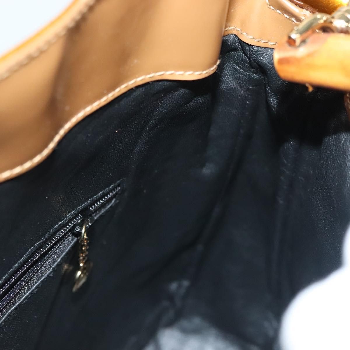 Gucci GUCCI Bamboo Hand Bag Patent Leather Gold 001 1705 001 1705 Size ONE SIZE - 17 Thumbnail