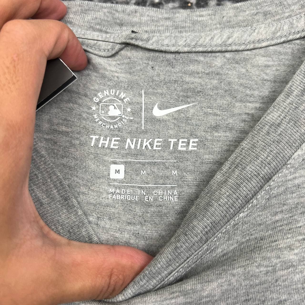 Nike Nike Shirt Women Medium Gray Washington Nationals Size M / US 6-8 / IT 42-44 - 3 Thumbnail