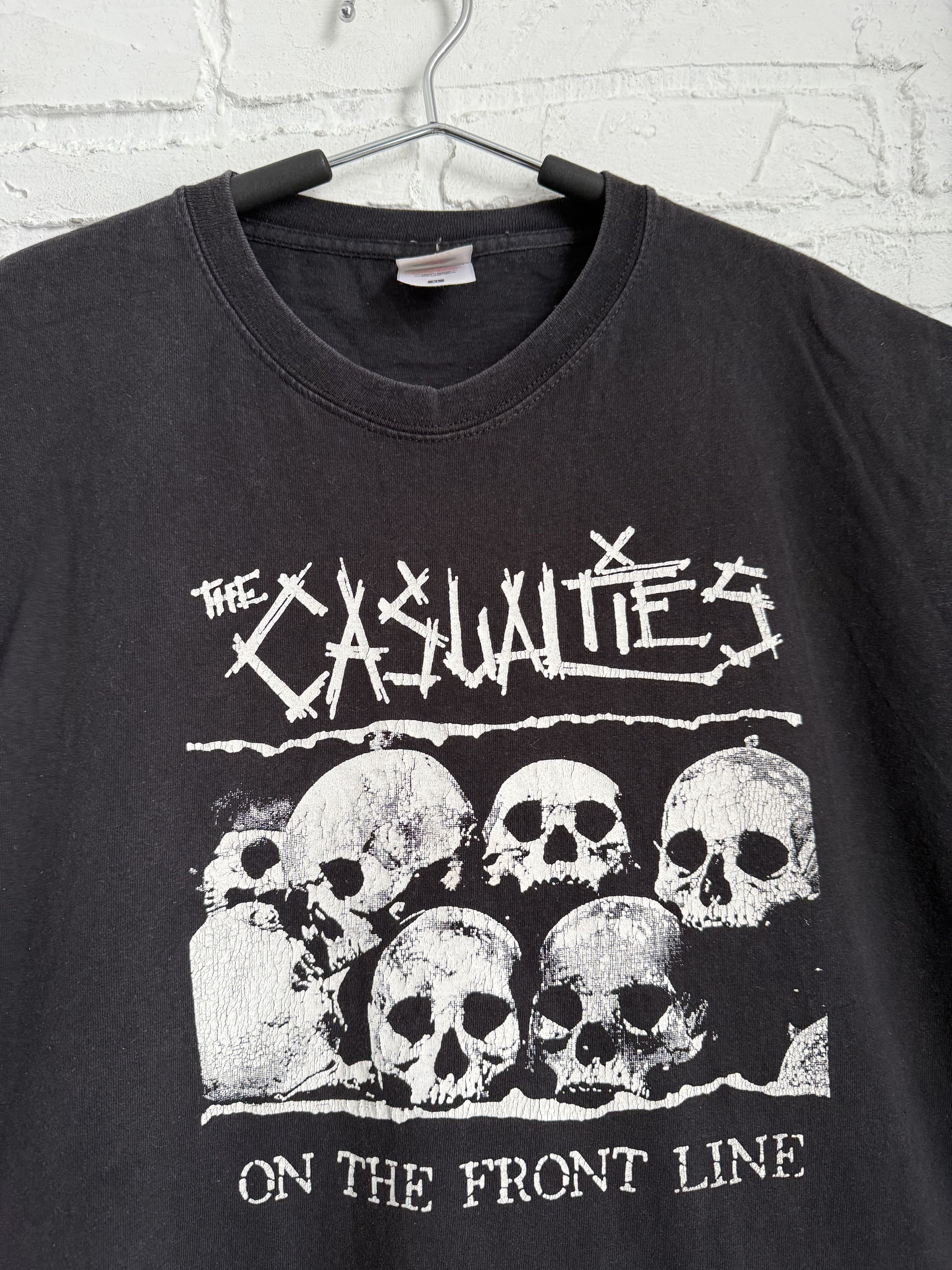 Band Tees Vintage 2004 The Casualties On the front line tank t-shirt Size US XL / EU 56 / 4 - 2 Thumbnail