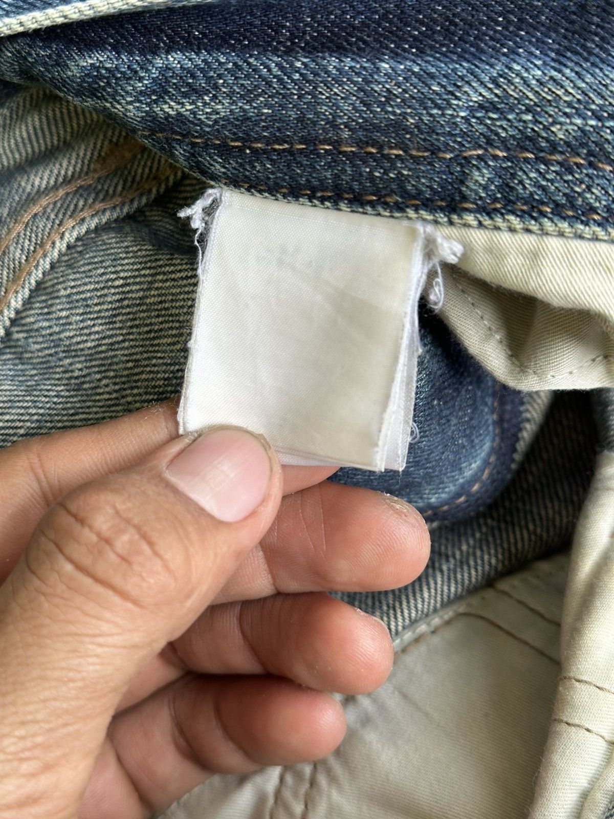 Kapital Distress Denim R.P.T by Ruppert Selvedge Denim. Size US 31 - 14 Thumbnail