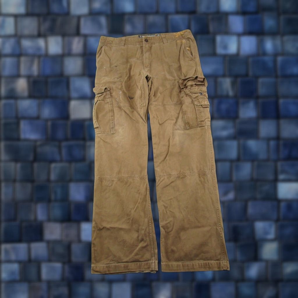 Old Navy Old Navy Y2K Loose Brown Cargo Pants 36x34 Utility Workwear Skater Grunge Size US 36 / EU 52 - 1 Thumbnail