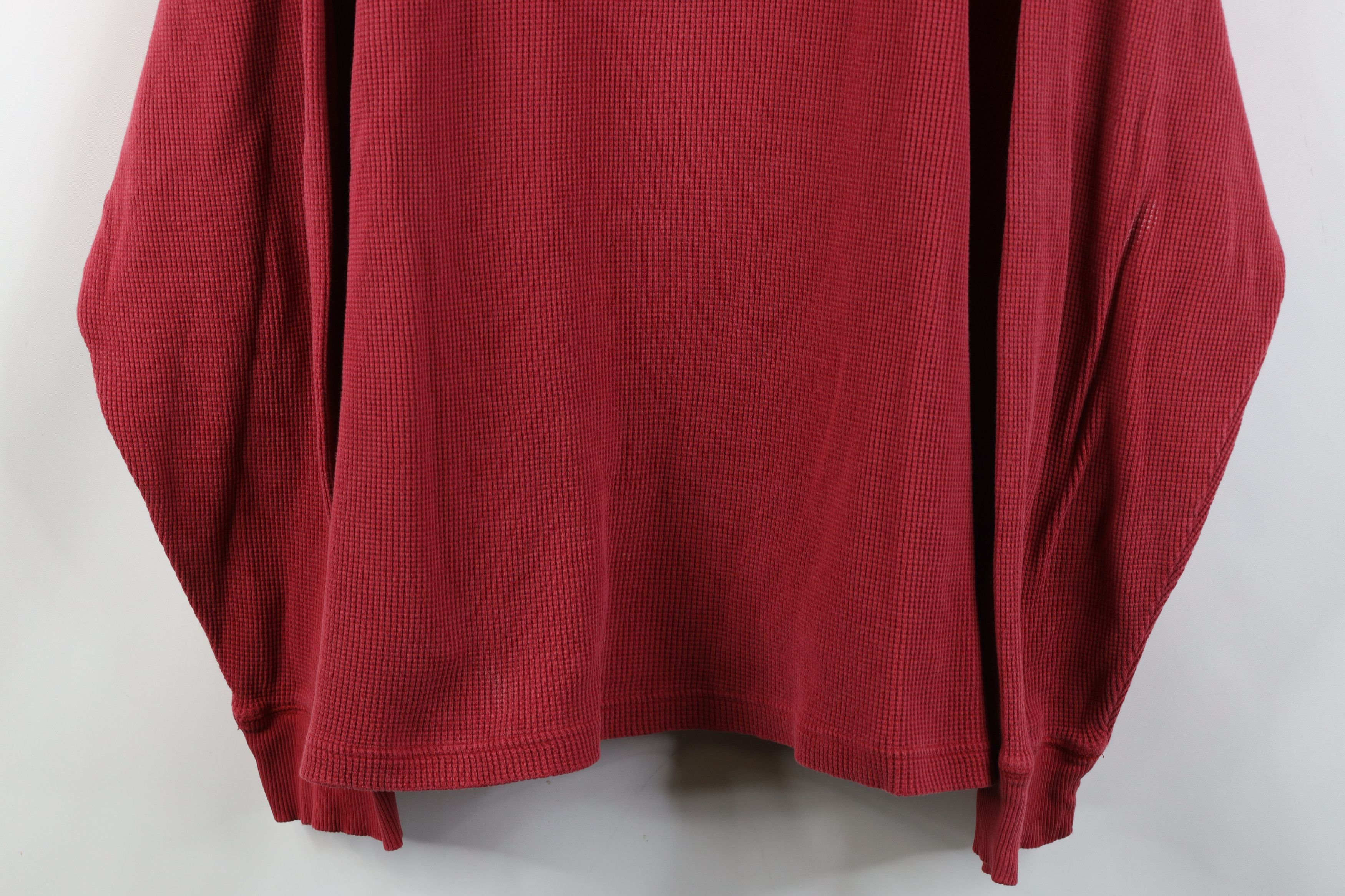 Vintage Vintgae 90s Streetwear Thermal Waffle Knit Henley T-Shirt Size US XXL / EU 58 / 5 - 3 Thumbnail