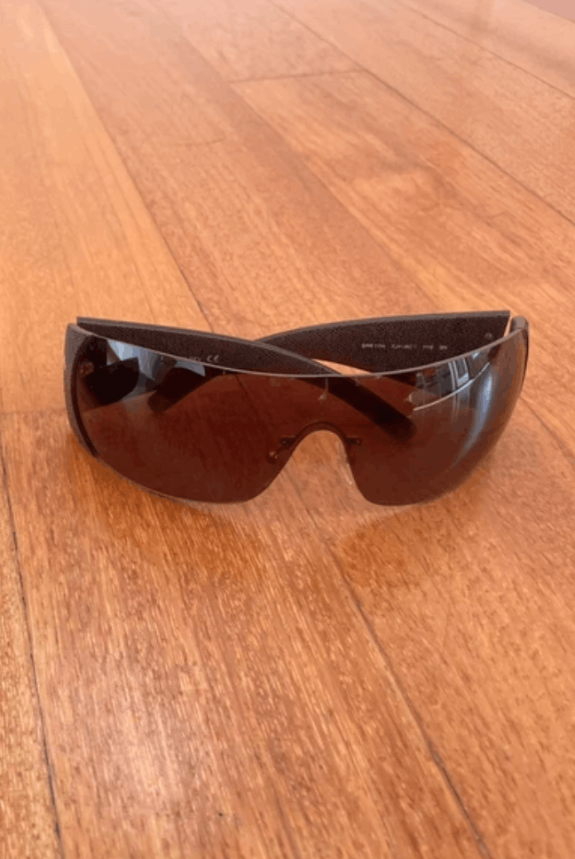 Prada PRADA Sunglasses Wrap Shield Mask Symbole Sport Red Tab Size ONE SIZE - 5 Thumbnail
