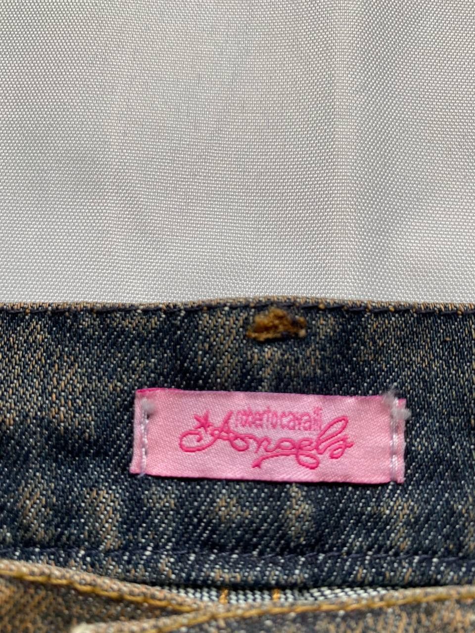 Designer × Roberto Cavalli × Vintage Roberto Cavalli Angels Women’s Y2K brand new Denim Jeans Size 28" / US 6 / IT 42 - 23 Thumbnail