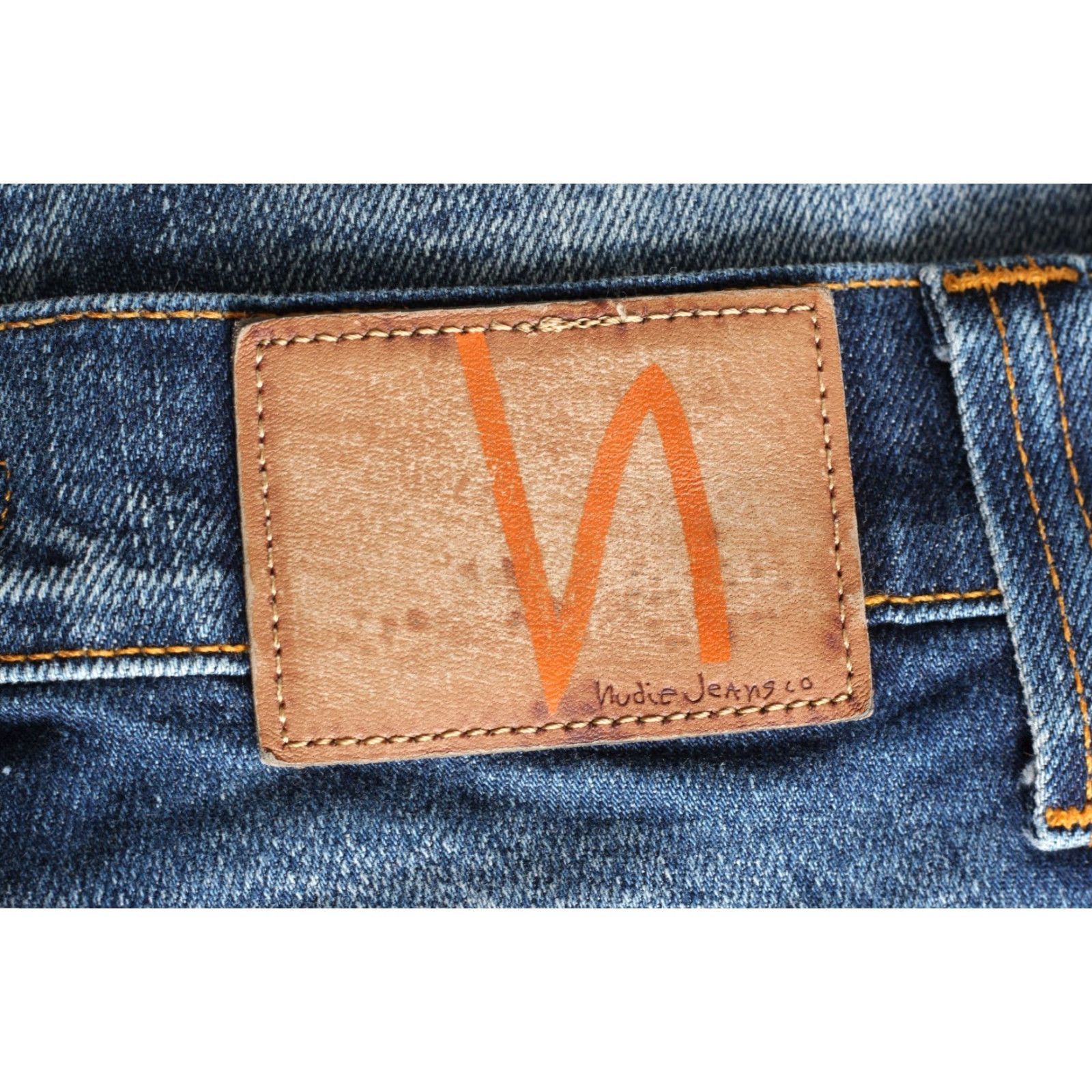 Nudie Jeans NUDIE JEANS THIN FINN Classic Orange Slim Fit Jeans Men W30 L32 DZ8046 Size US 30 / EU 46 - 3 Thumbnail