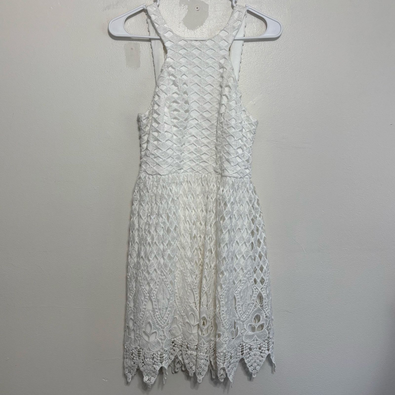 Other City Studio White Lace Sleeveless Dress Size 5 Size S / US 4 / IT 40 - 1 Thumbnail