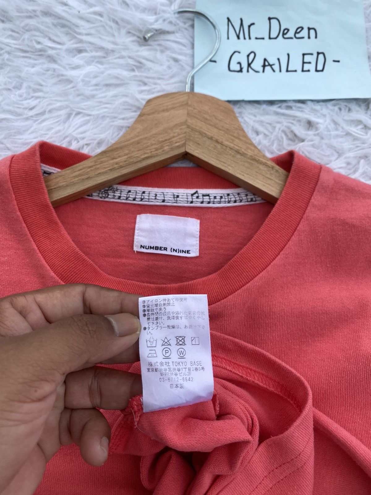 Number (N)ine Rare Number Nine Japanese Brand Pink Tshirt Size US M / EU 48-50 / 2 - 13 Thumbnail