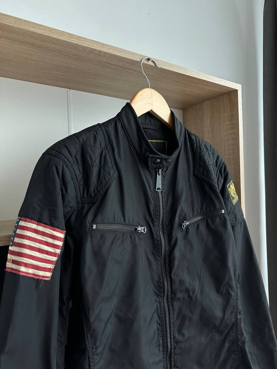 Polo Ralph Lauren × Vintage Vintage Ralph Lauren Denim Supply Black Motorcycle Jacket Size US M / EU 48-50 / 2 - 6 Thumbnail