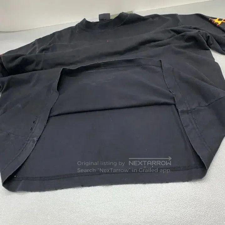 Balenciaga Balenciaga Flame Logo Casual Black T. Size US M / EU 48-50 / 2 - 2 Thumbnail