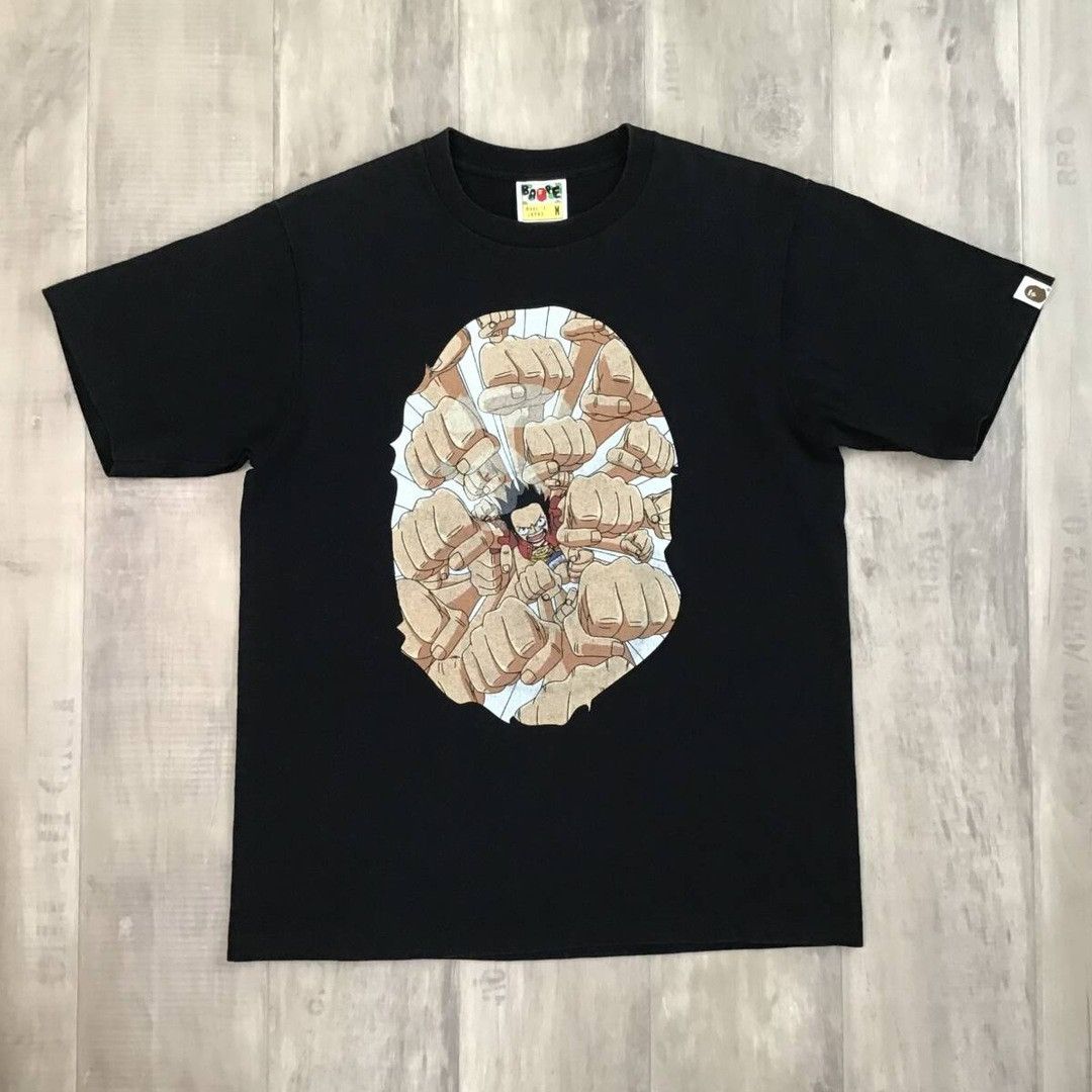 Bape 2017 Bape One Piece Luffy & Chopper X Milo Tee | Grailed