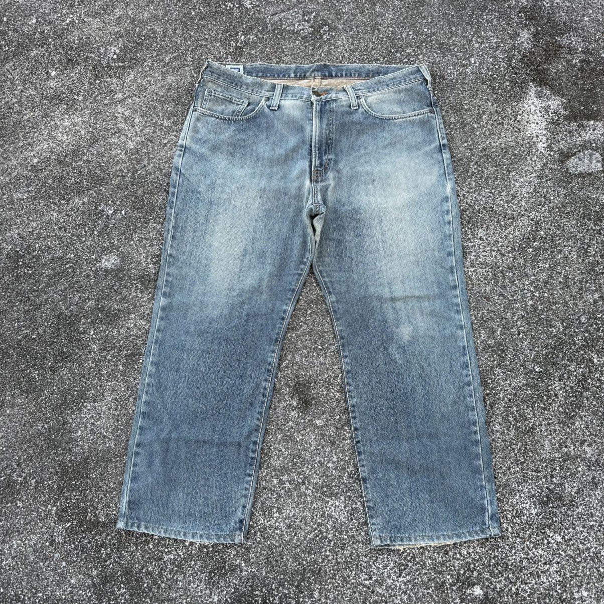 Edwin W40 VINTAGE EDWIN RUSTY DENIM FADED JEAN PANTS Size US 40 / EU 56 - 2 Thumbnail