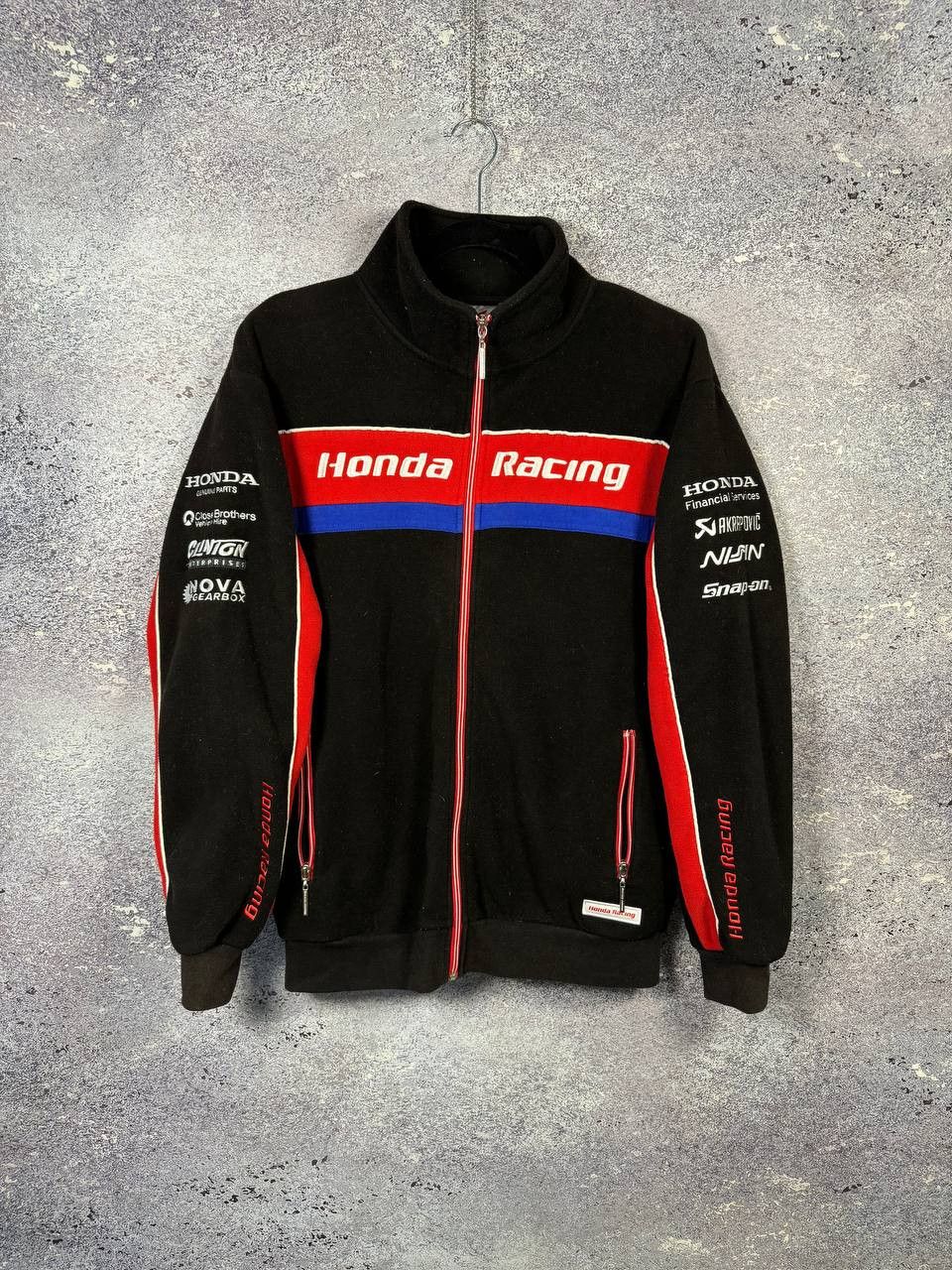 Formula 1 × Honda Honda Fleece Jacket Zip Clinton Castrol Nissin Akrapovich Size US S / EU 44-46 / 1 - 1 Thumbnail