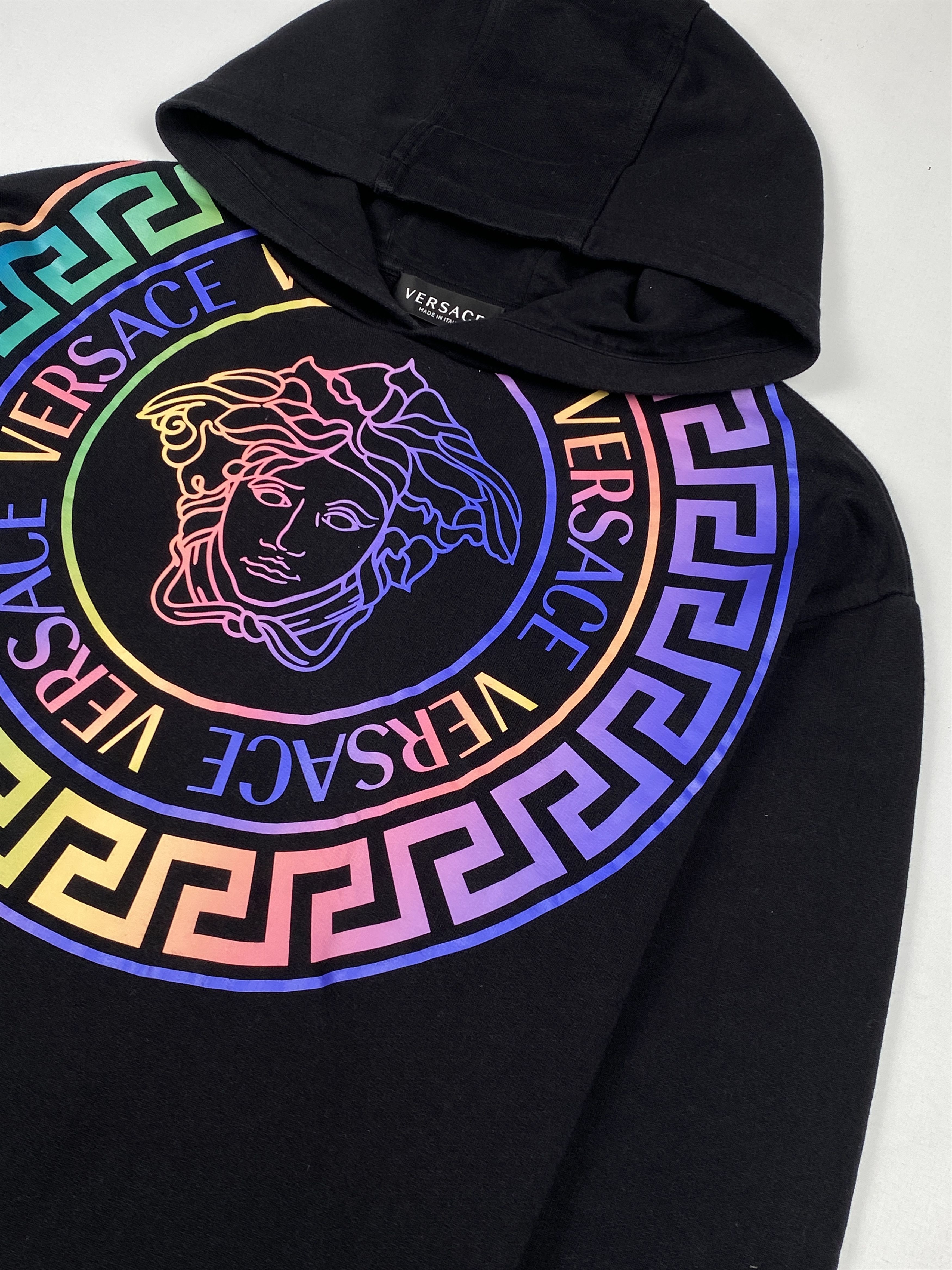 Versace Multicolor Medusa Logo Hoodie Size US M / EU 48-50 / 2 - 5 Thumbnail