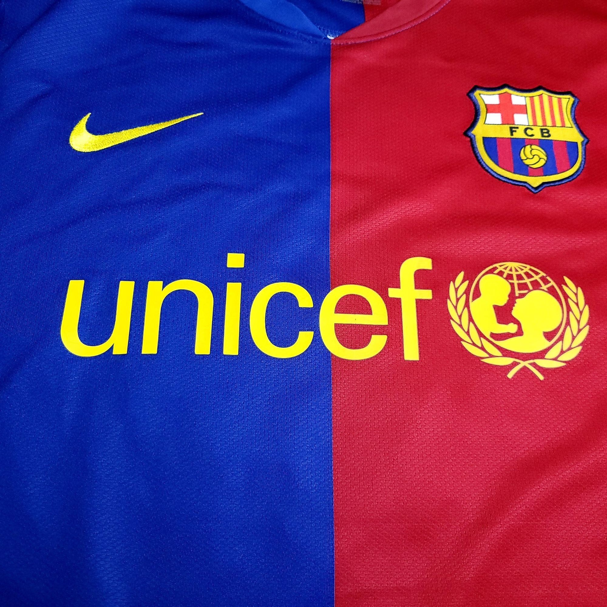 Nike Messi Barcelona TREBLE 2008 2009 Soccer Jersey XL Size US XL / EU 56 / 4 - 3 Thumbnail