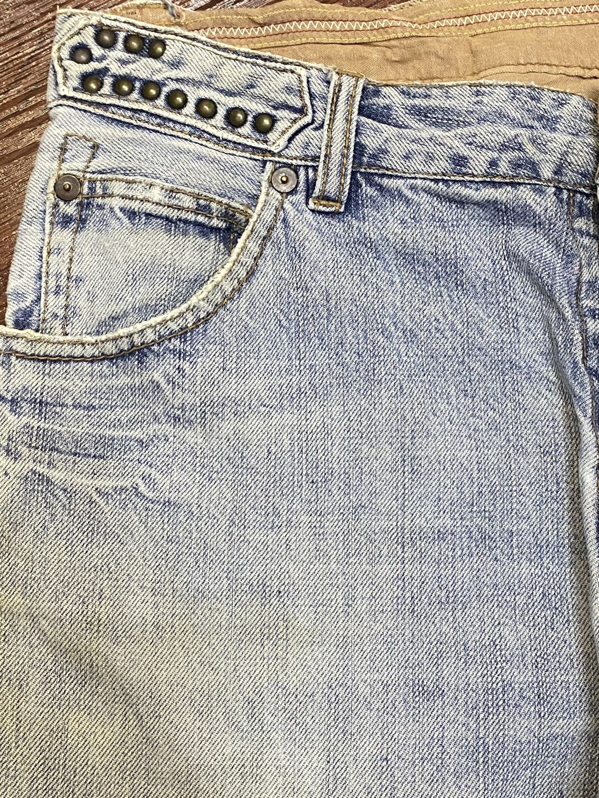 Engineered Garments × Red Wing Vintage Red Wing Faded Wash Punk Style Jeans Size US 32 / EU 48 - 6 Thumbnail