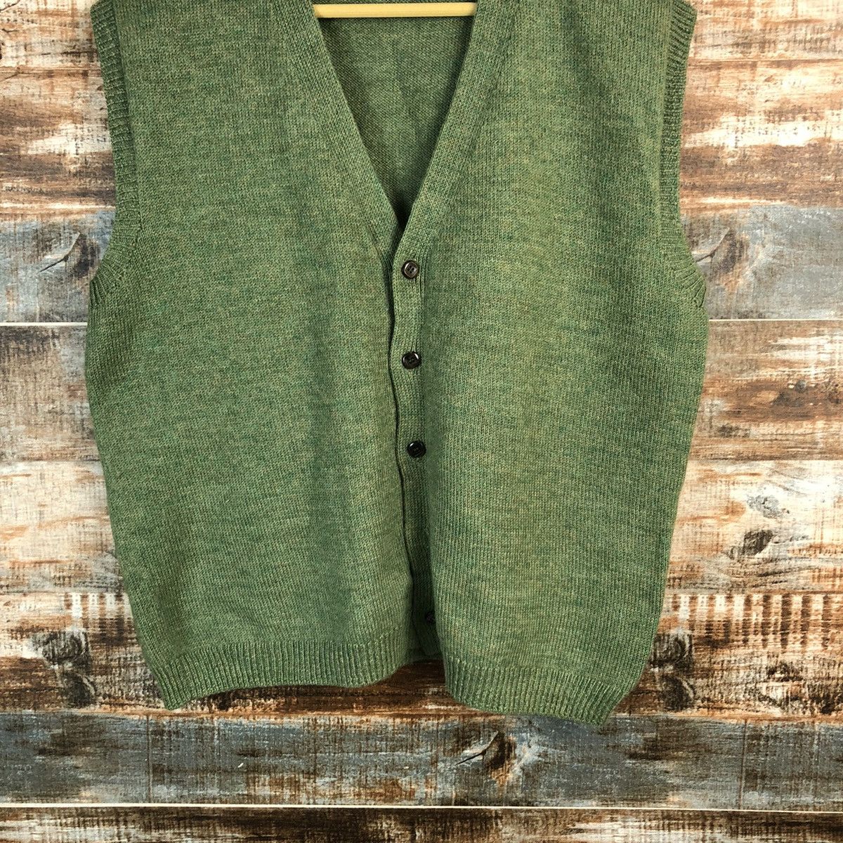 Japanese Brand Japan vintage knitwear Green Handknit #A2319 Size M / US 6-8 / IT 42-44 - 3 Thumbnail