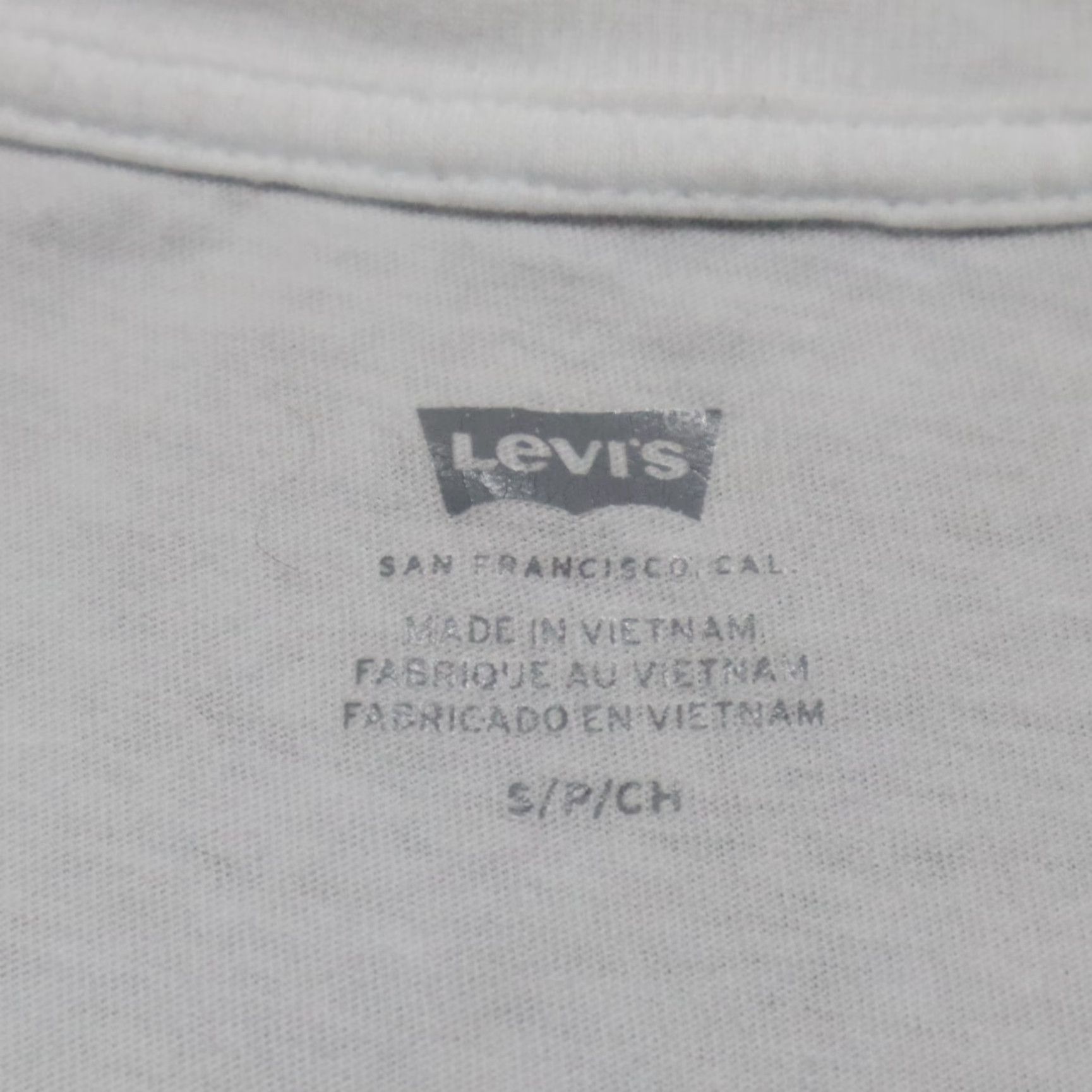 Levi's Levi's Shirt Women T-Shirt Crew Neck Short Sleeve Size S White Cotton Basic Size S / US 4 / IT 40 - 3 Thumbnail