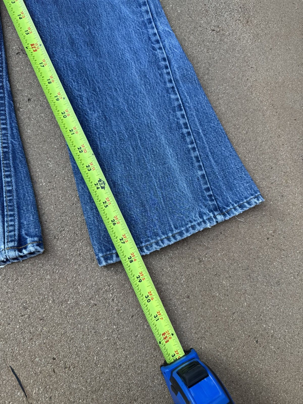 Levi's Vtg 70’s Levi’s 646 Orange Tab Bellbottom Flare Jeans 31x28 Size US 31 - 9 Thumbnail