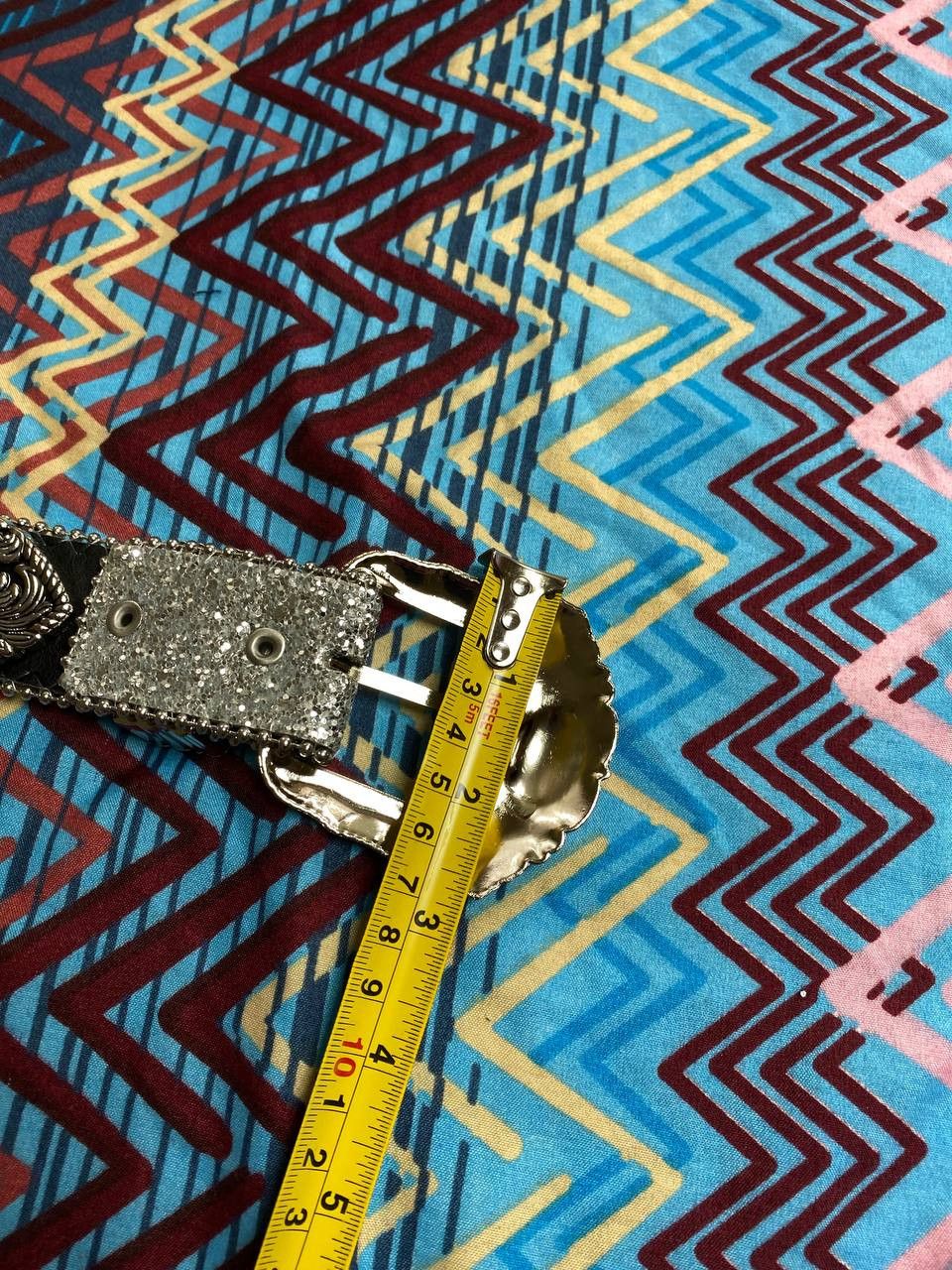 Japanese Brand × Vintage Vintage leather rhinestones belts BB Simon style punk y2k Size ONE SIZE - 9 Thumbnail