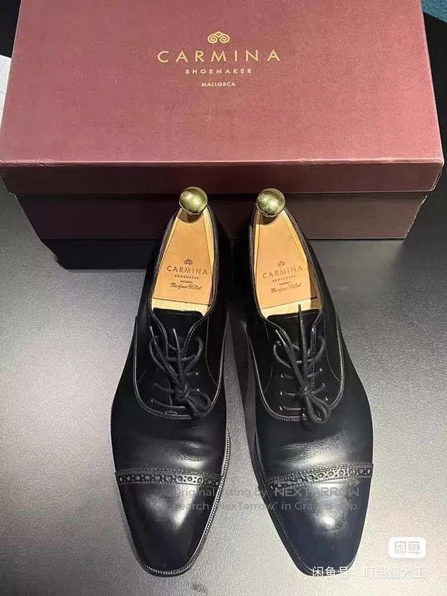 Carmina Carmina Black Oxford Shoes. Size US 10 / EU 43 - 2 Thumbnail