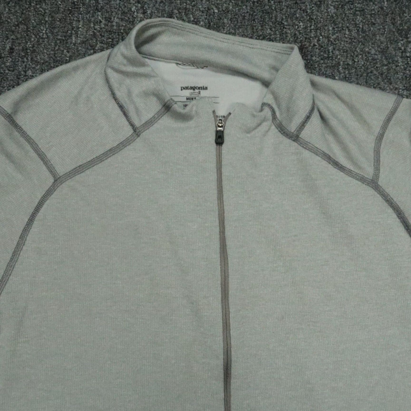 Patagonia VINTAGE Patagonia Pullover Men Large Gray Capilene 2 Baselayer Lightweight Zip Size US L / EU 52-54 / 3 - 2 Thumbnail