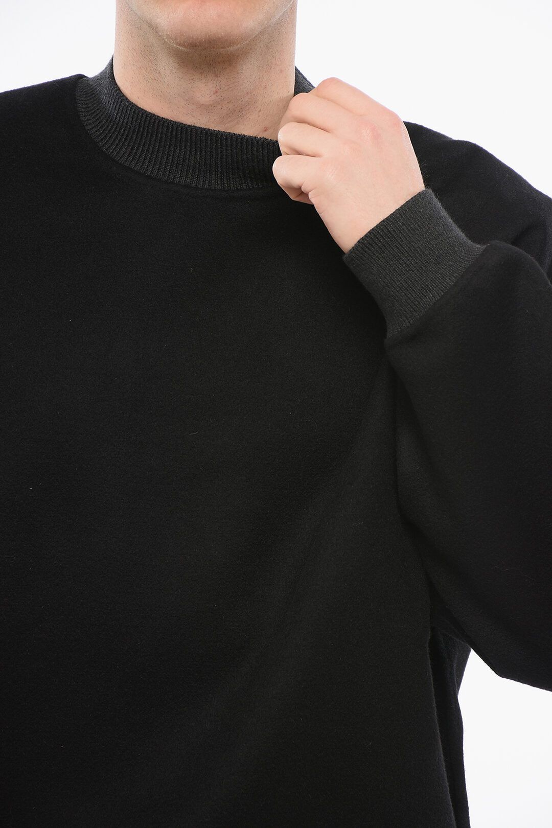 Fear of God og1mm0825 Crew Neck Loden Sweatshirt In Black Size US S / EU 44-46 / 1 - 3 Thumbnail