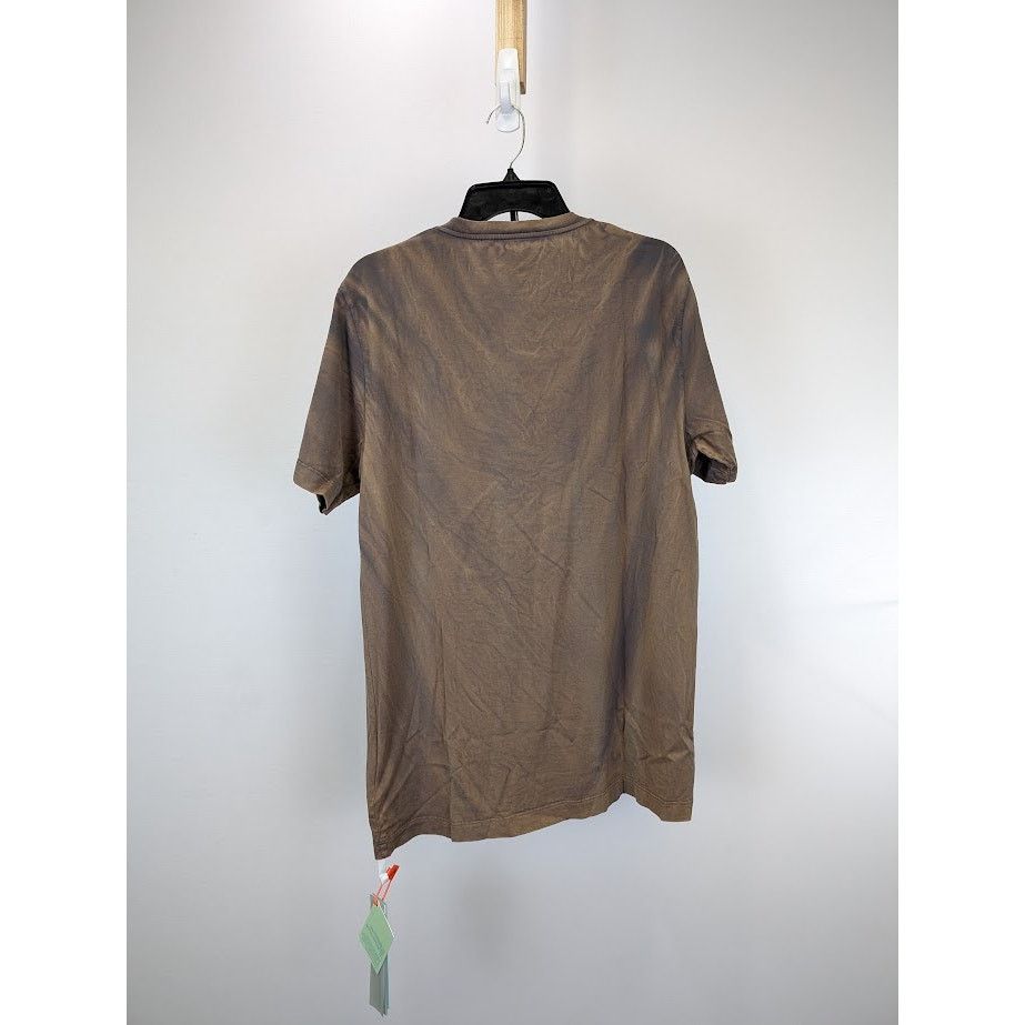 Off-White o1rshd1 Bookish Laund Slim Short Sleeve T-Shirt in Brown Size US L / EU 52-54 / 3 - 13 Thumbnail