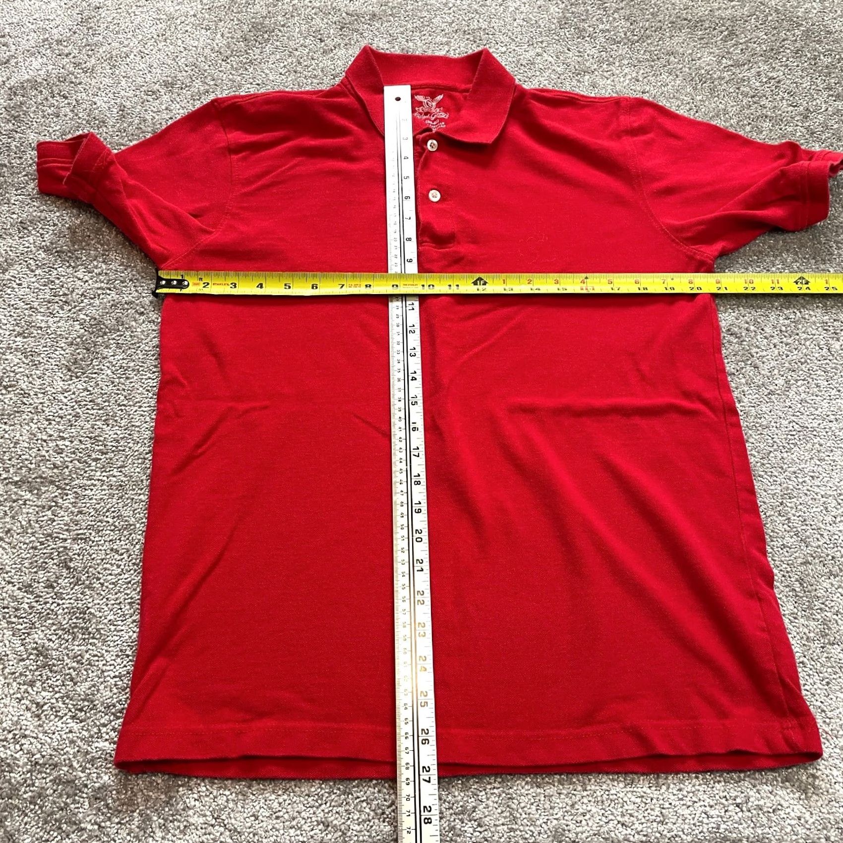 Faded Glory VINTAGE Faded Glory Polo Shirt Mens M Red Collared Golf Rugby Cotton Preppy Short Sleeve 42 Chest Classic Mens Size US M / EU 48-50 / 2 - 3 Thumbnail