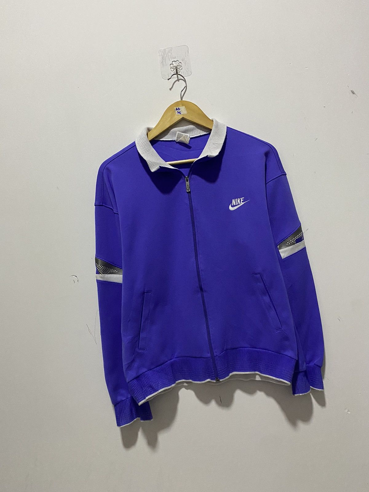 Nike × Vintage Vintage 80’s Nike tracktop Size US L / EU 52-54 / 3 - 2 Thumbnail