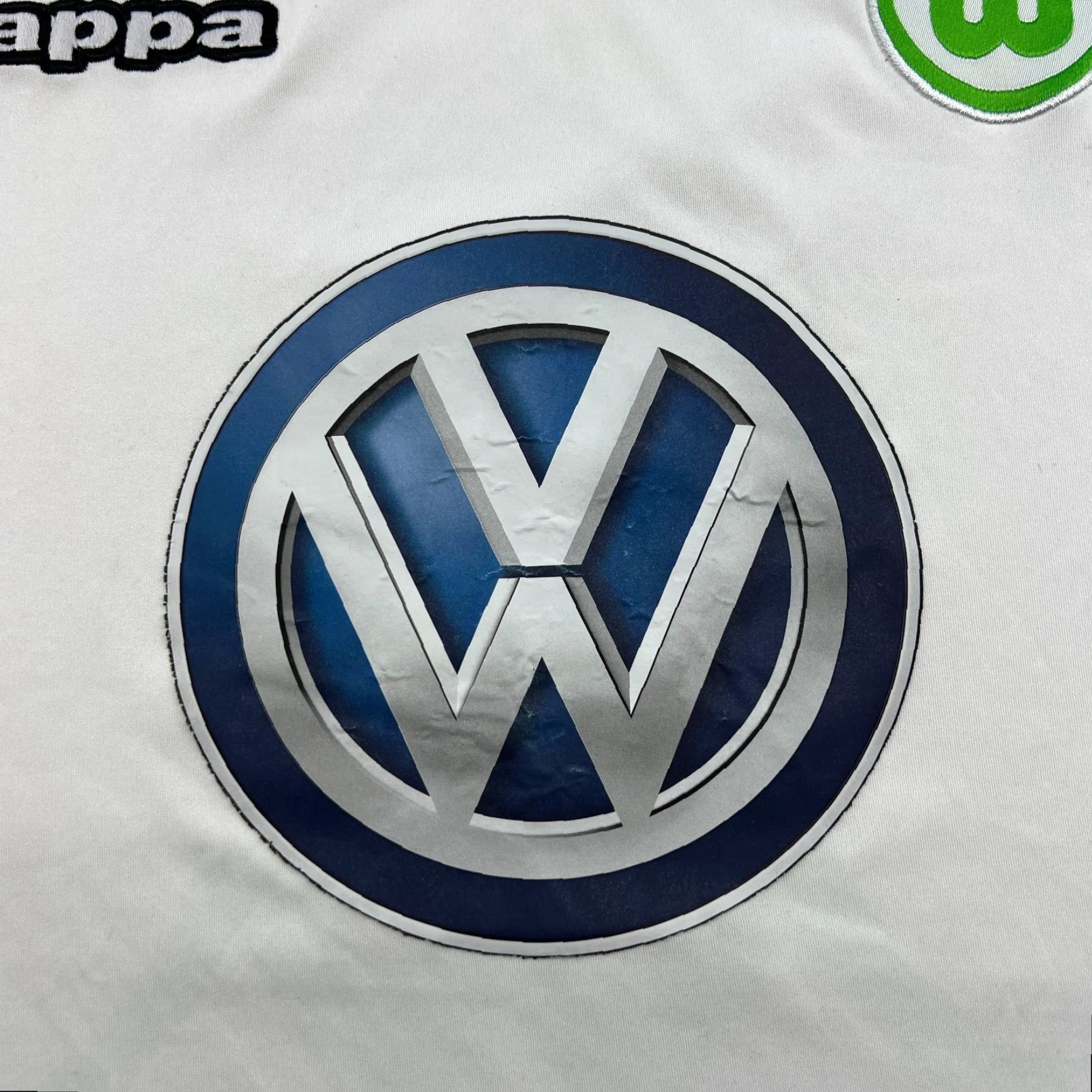 Kappa Kappa VFL Wolfsburg 2014 2015 Training Jersey Football Mens L White Short Sleeve Pullover Round Neck Moisture Wicking Quick Dry Sports Jersey Mens Size US L / EU 52-54 / 3 - 3 Thumbnail