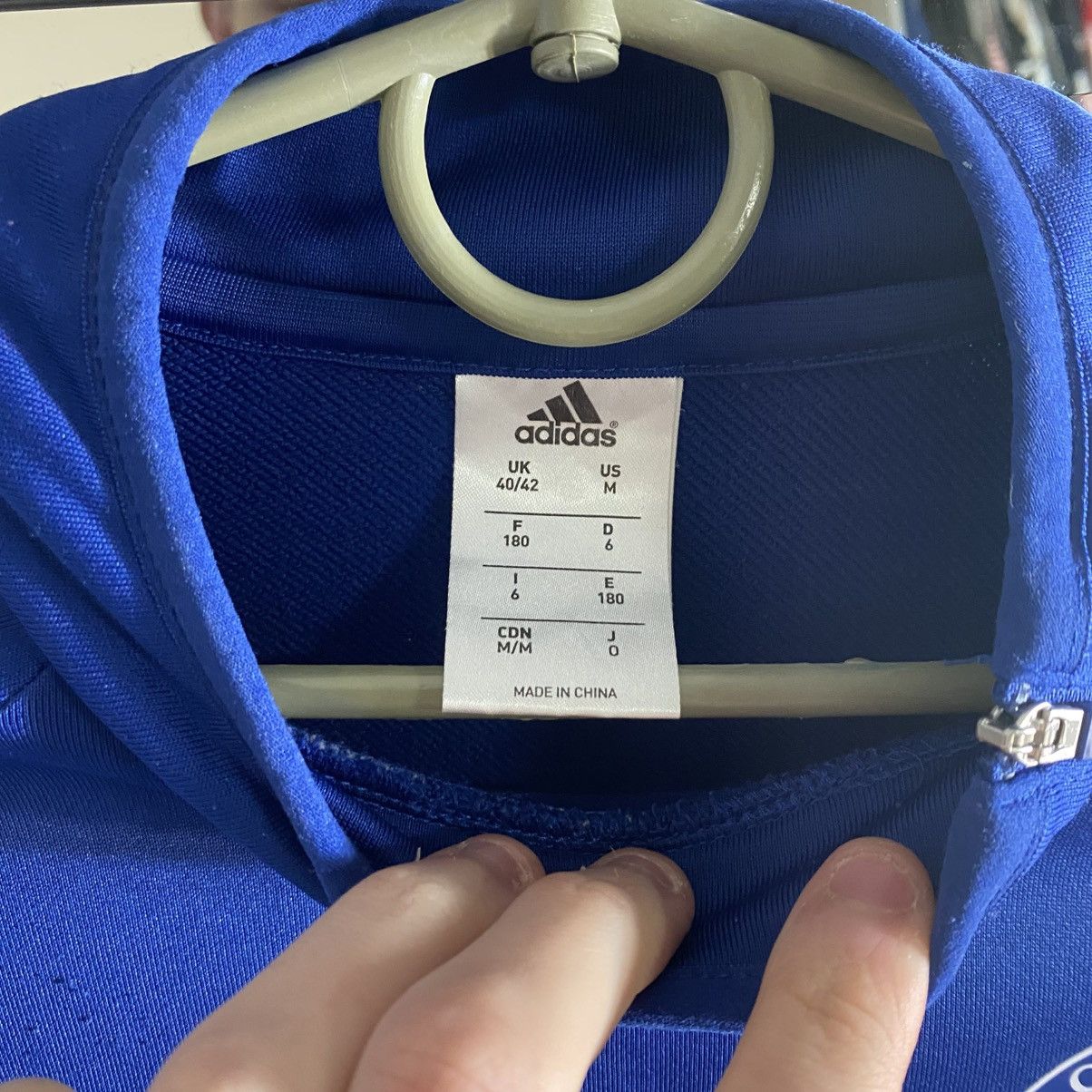 Adidas Vintage Adidas Chelsea Soccer Club Zip Up Hoodie 2012-2013 Size US M / EU 48-50 / 2 - 6 Thumbnail