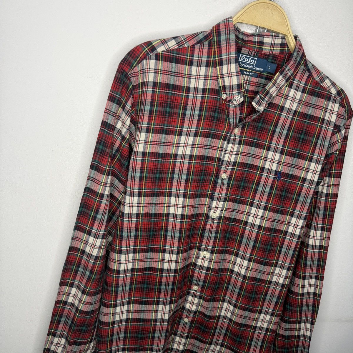 Polo Ralph Lauren 90s Polo Ralph Lauren Vintage Shirt Plaid Button Up Flannel Size US M / EU 48-50 / 2 - 3 Thumbnail